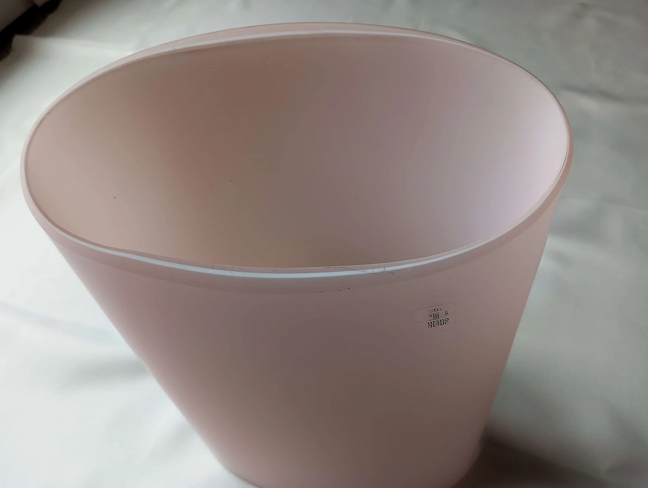 Applique in vetro di Murano rosa, anni '80 9