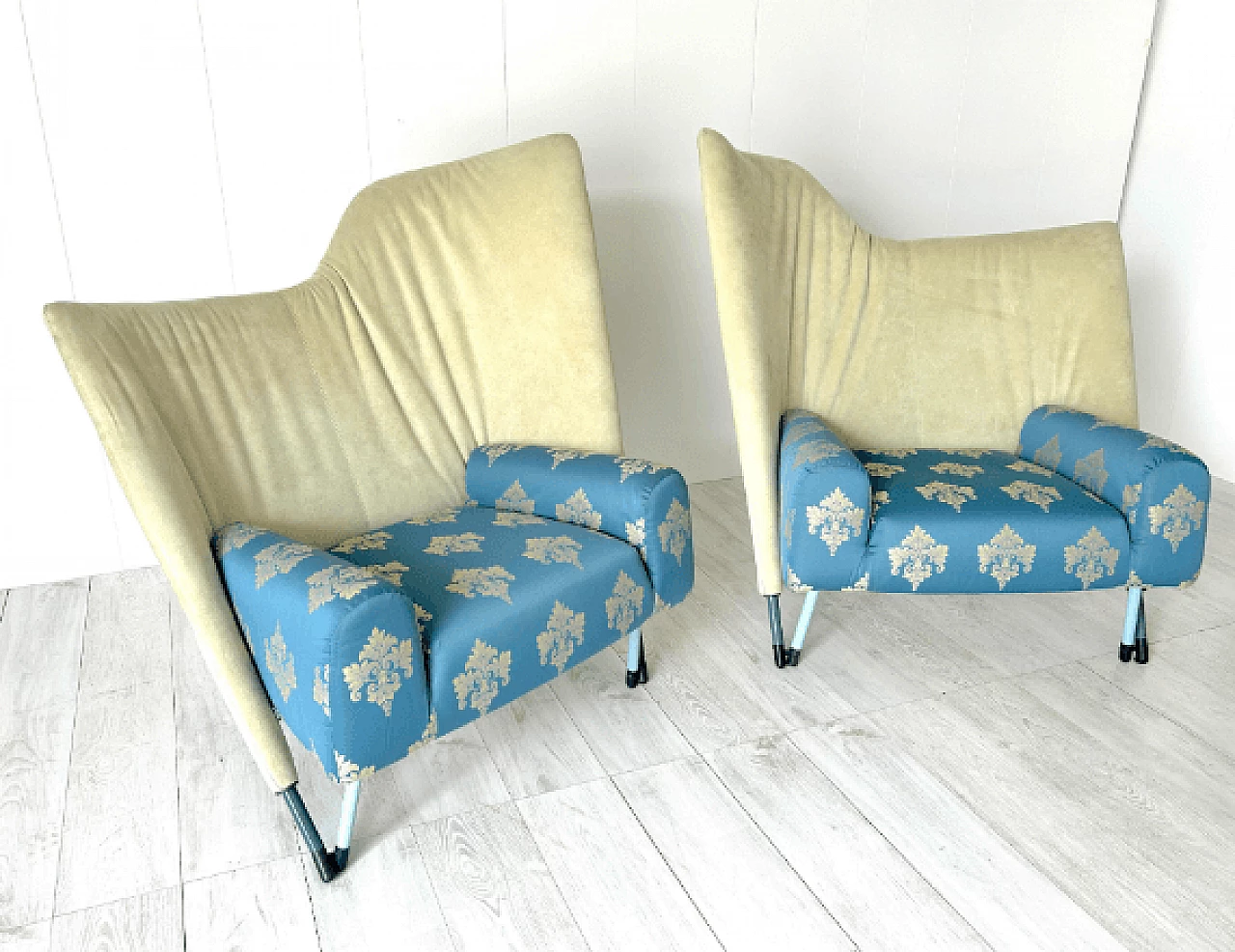 Coppia di poltrone Torso di Paolo Deganello per Cassina, anni '80 3