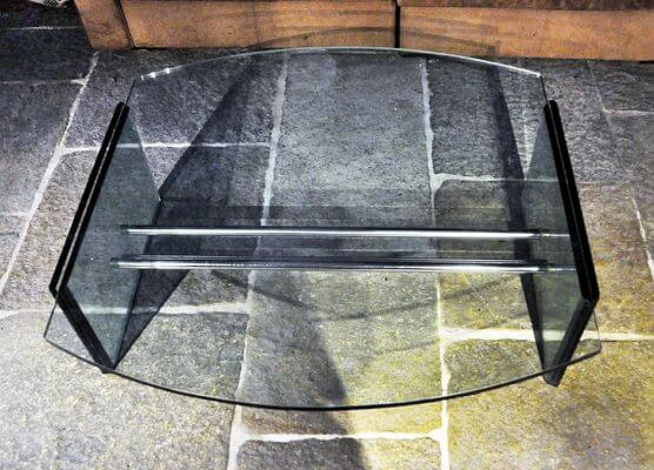 Burano 183 glass coffee table by Hiroyuki Toyoda for Simon Gavina, 1981 3