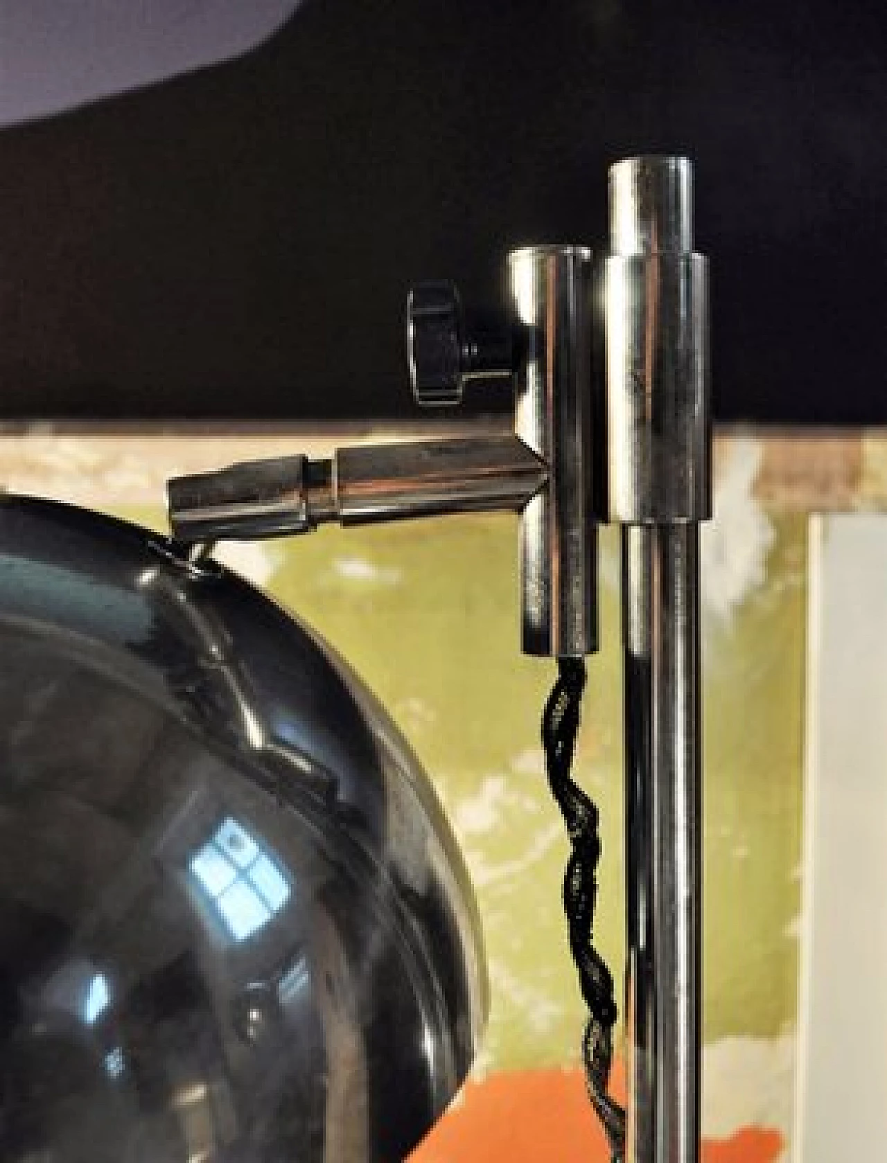 Lampada da terra cromata di Goffredo Reggiani per Reggiani, anni '70 4