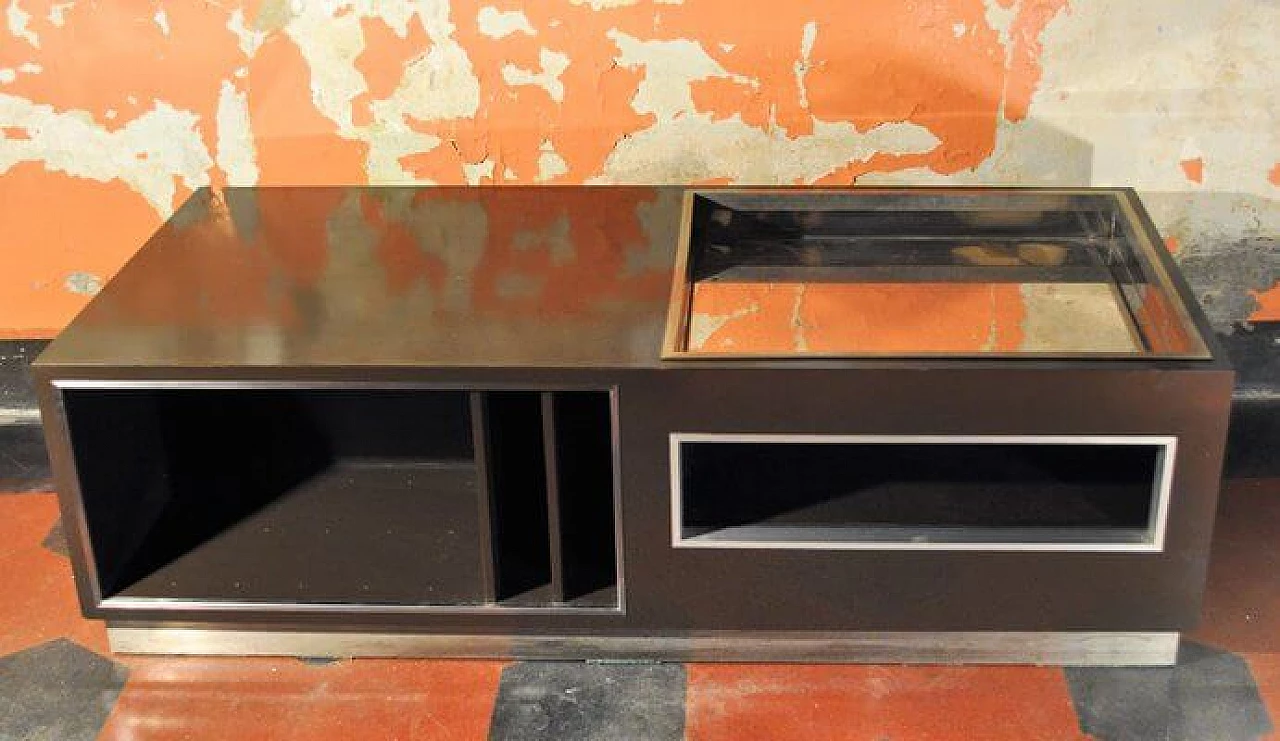Sideboard in wood, formica and steel details by Antonio Pavia, 1970s 3