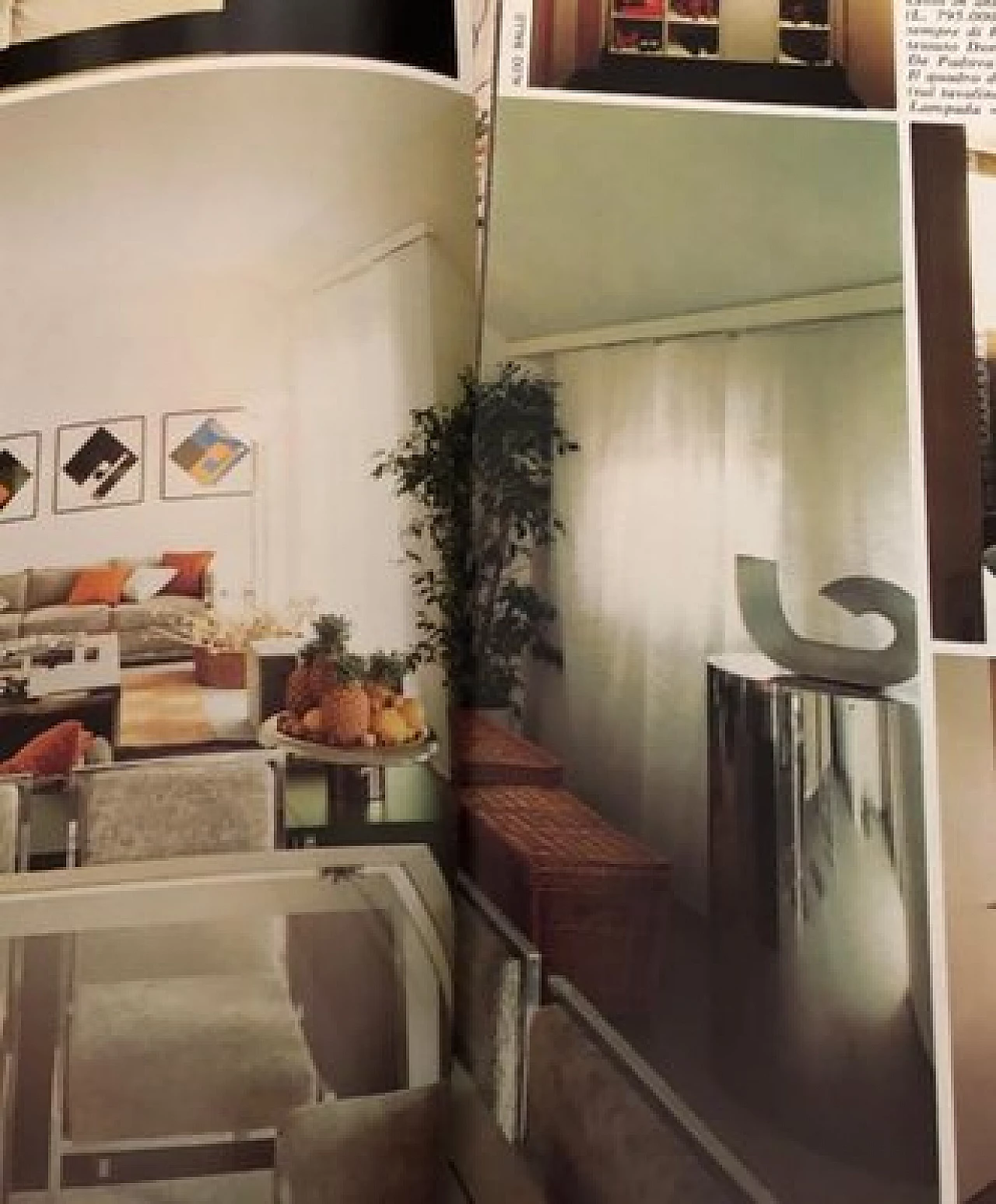 Tavolino cilindrico cromato di Antonia Astori de Ponti per Driade, anni '70 6