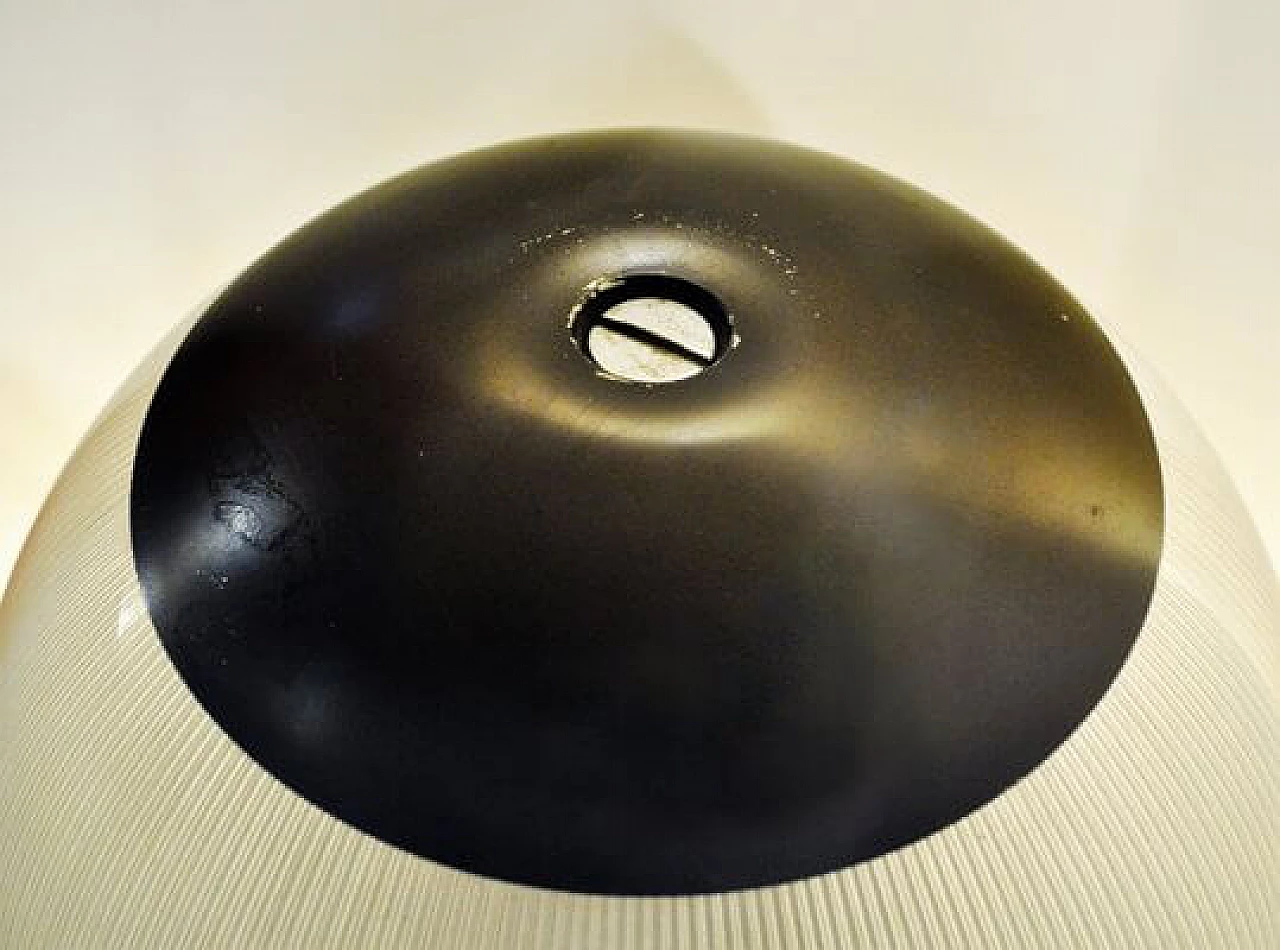 Lampada da tavolo in vetro e metallo di Stilnovo, anni '60 3