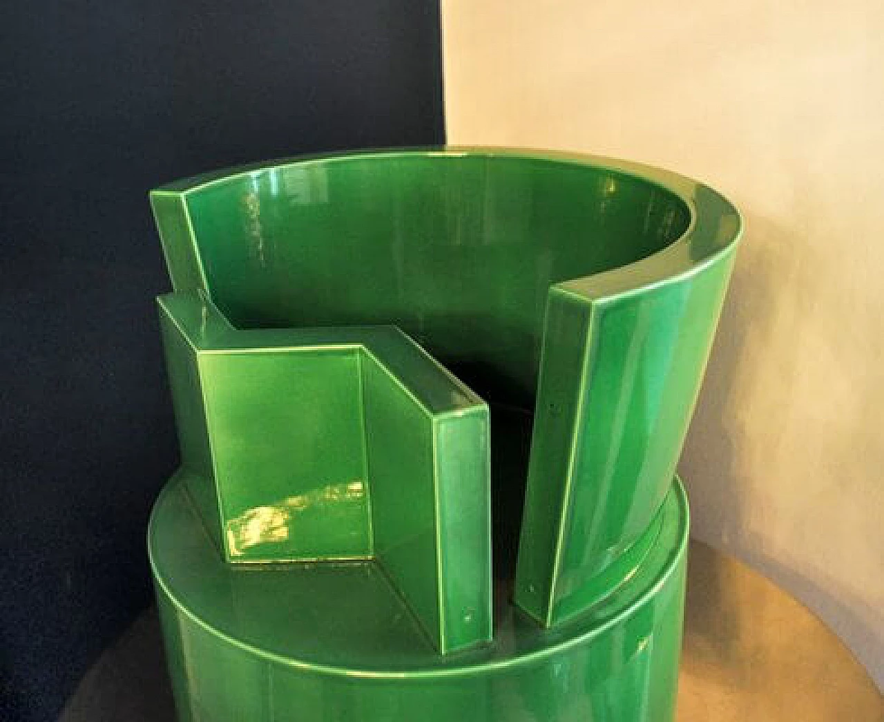 Ciotola Ninive in ceramica di Ettore Sottsass per Alessio Sarri, 1994 5