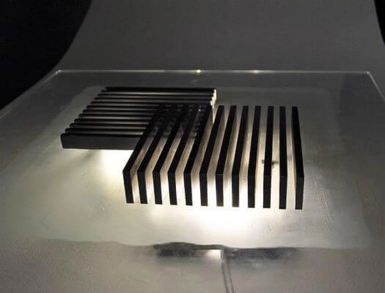 Applique in metallo e vetro di Esperia, anni '70 4