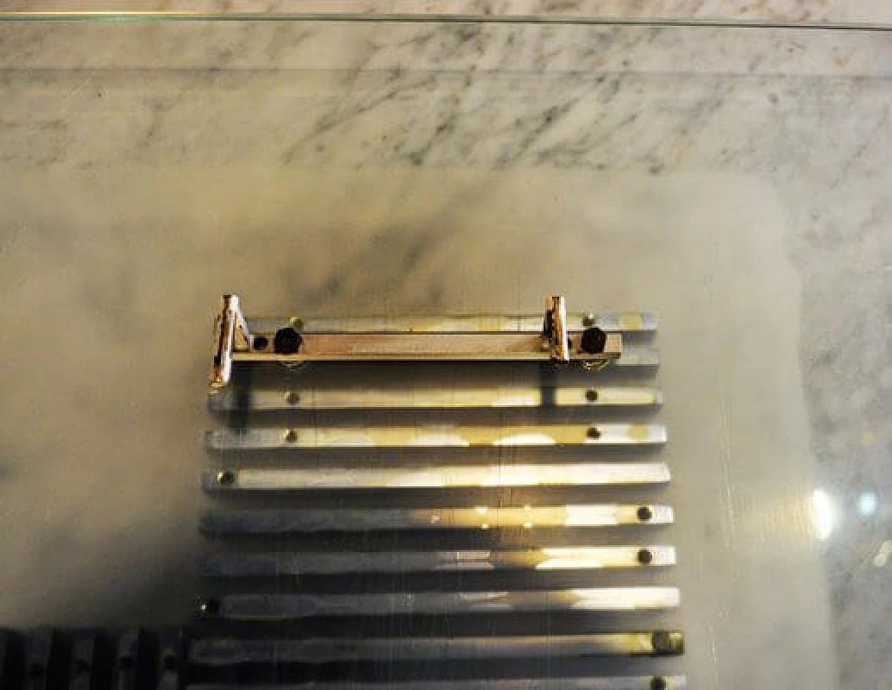 Applique in metallo e vetro di Esperia, anni '70 6