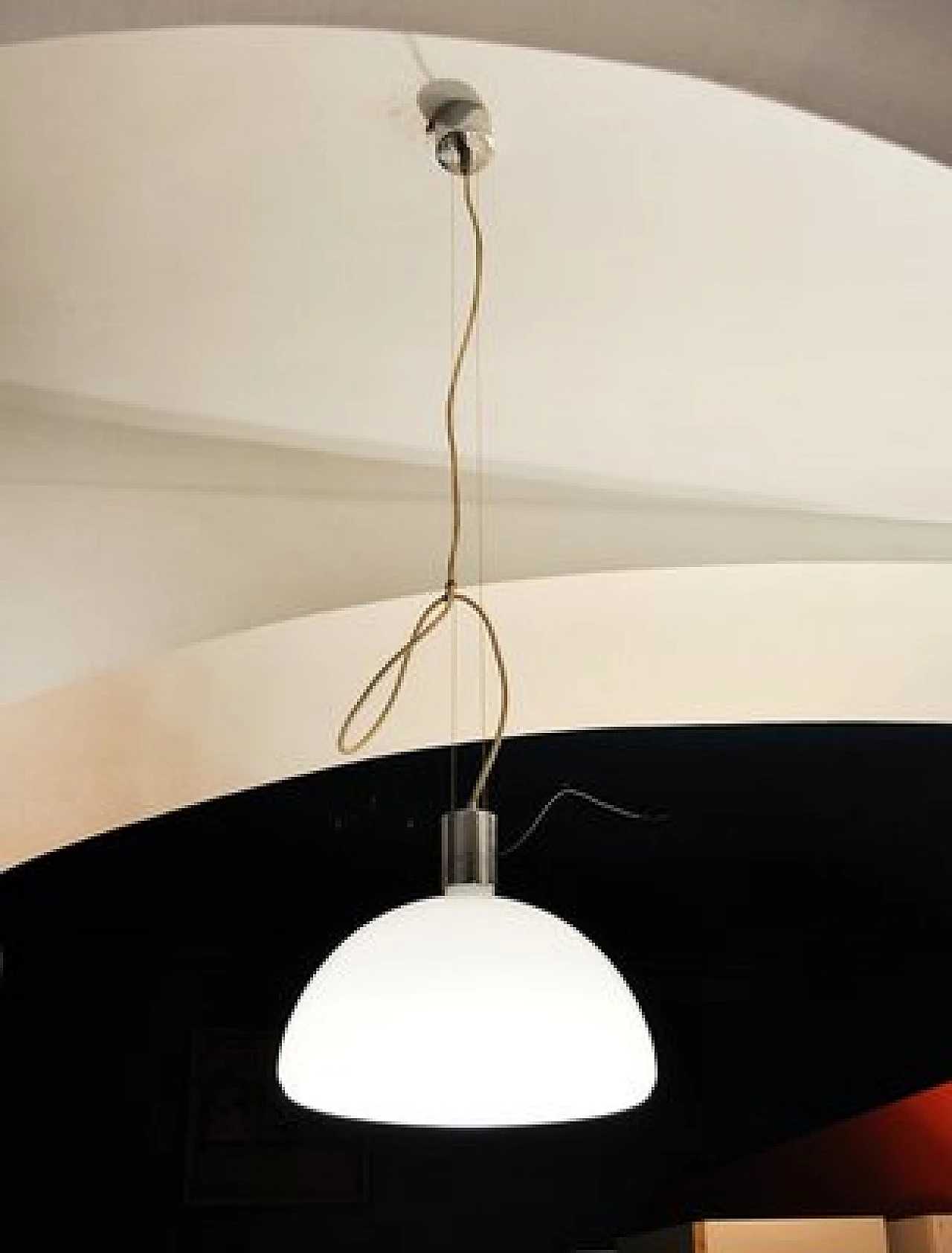 AM/AS ceiling lamp by Helg, Piva, and Albini for Sirrah, 1969 2