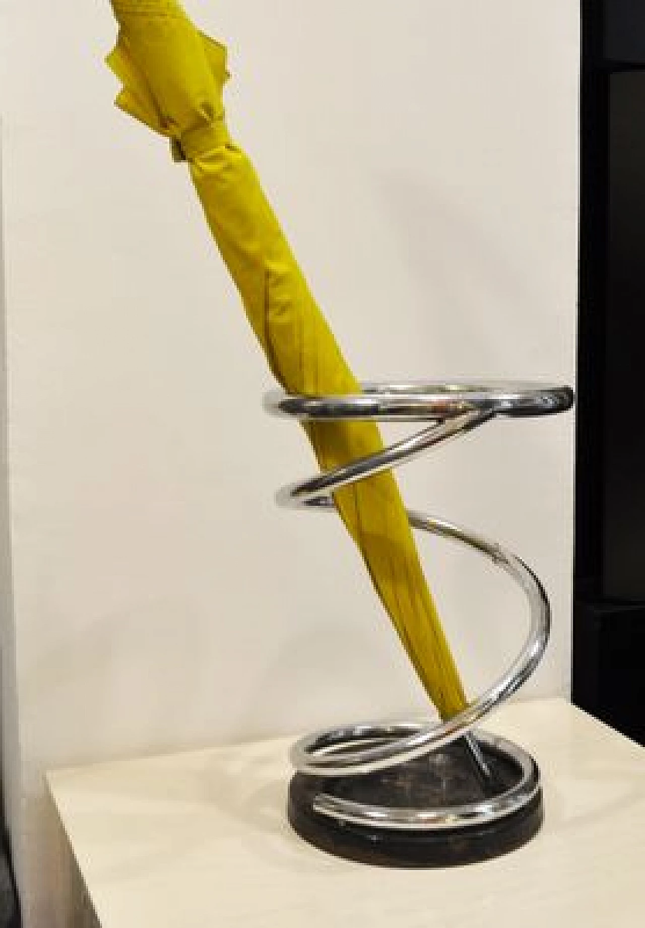 Umbrella stand in iron and cast iron, 1930s 6