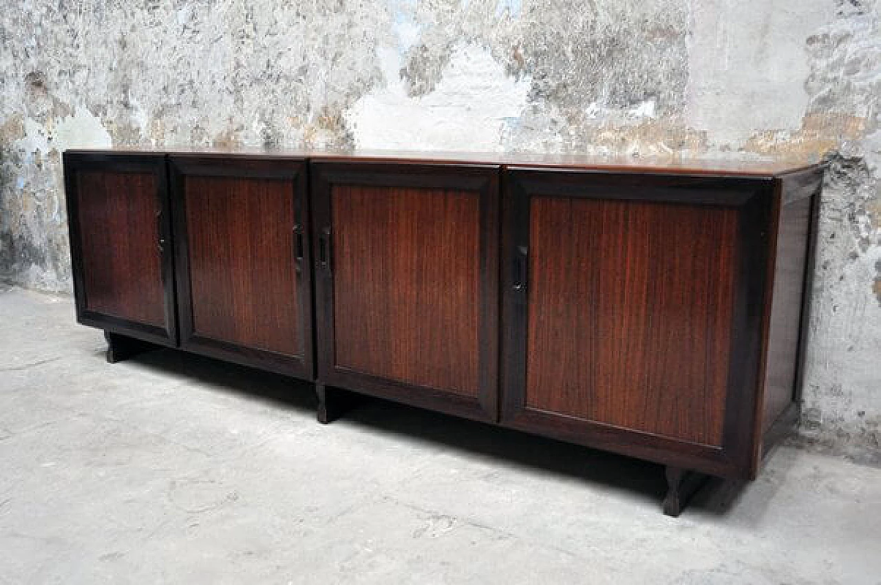 Credenza MB15 in palissandro di Franco Albini per Poggi, 1957 2