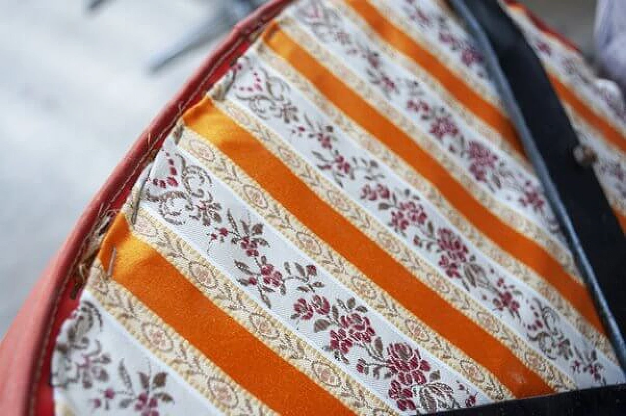 Coppia di Sedie girevoli in ferro e vinile, anni '50 5