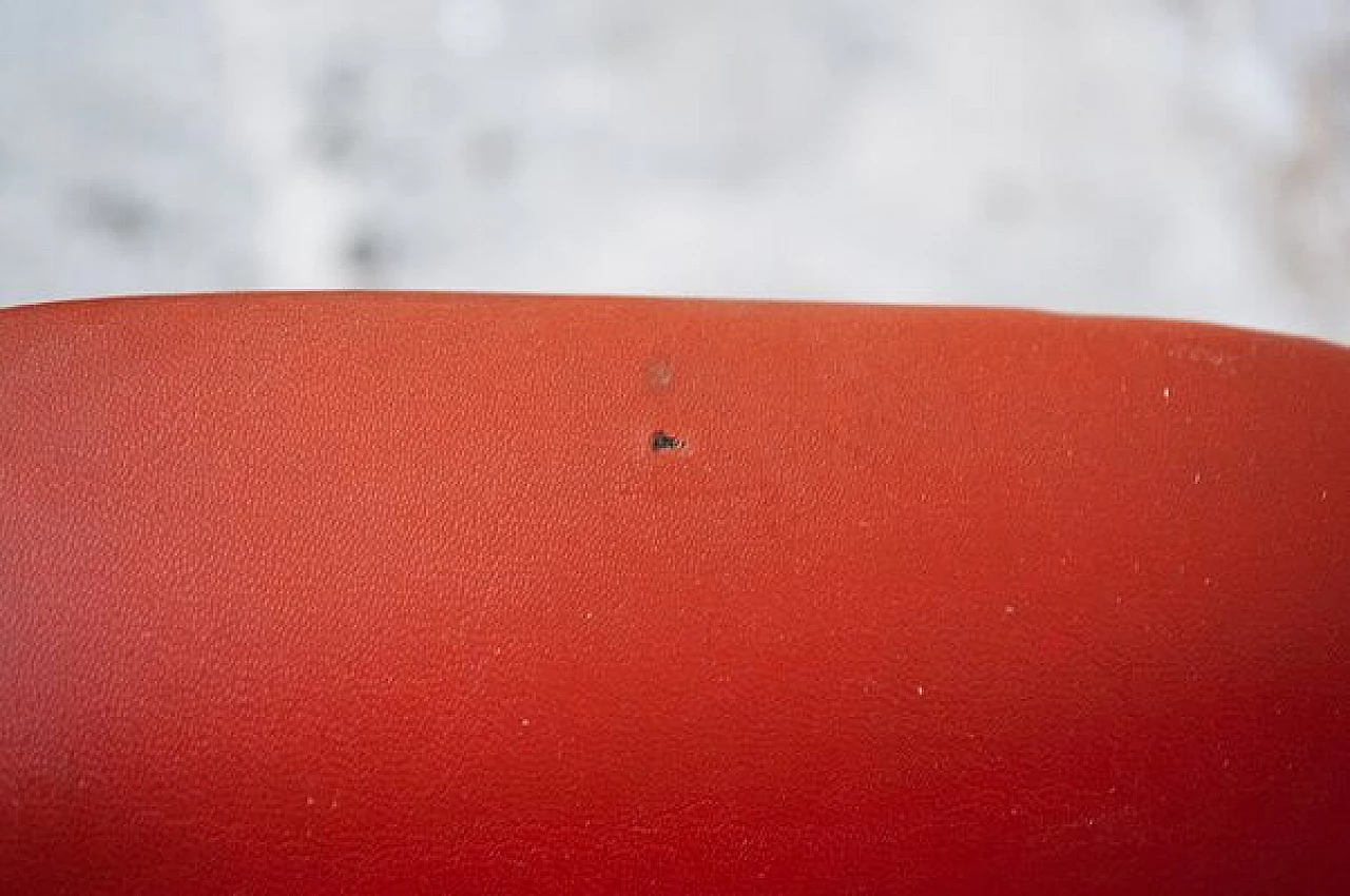 Coppia di Sedie girevoli in ferro e vinile, anni '50 13