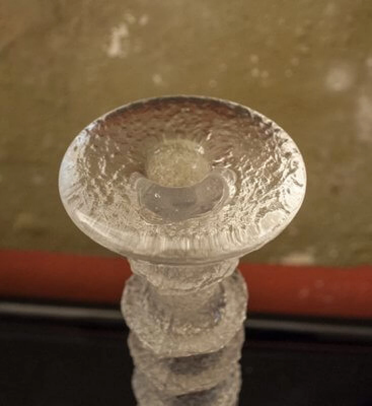 Coppia di Portacandele in vetro di Timo Sarpaneva per Iittala, anni '80 5