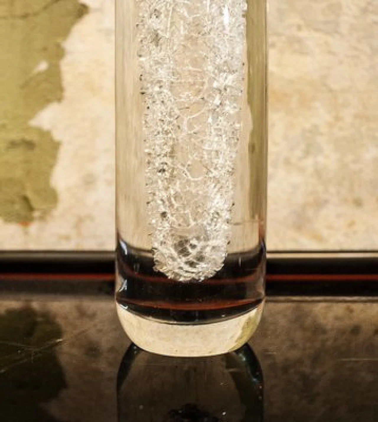 Murano crackle glass vase by Alfredo Barbini for Barbini, 1960s 7