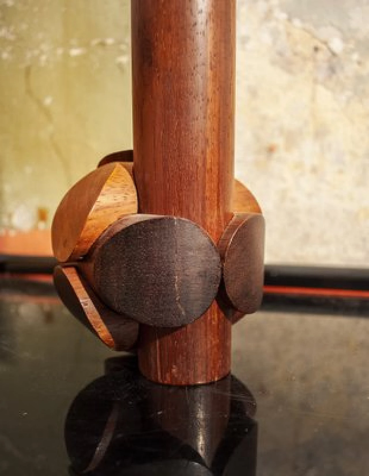 Charles O. Perry per Duchamp Center, scultura modulare in legno, anni '70 5