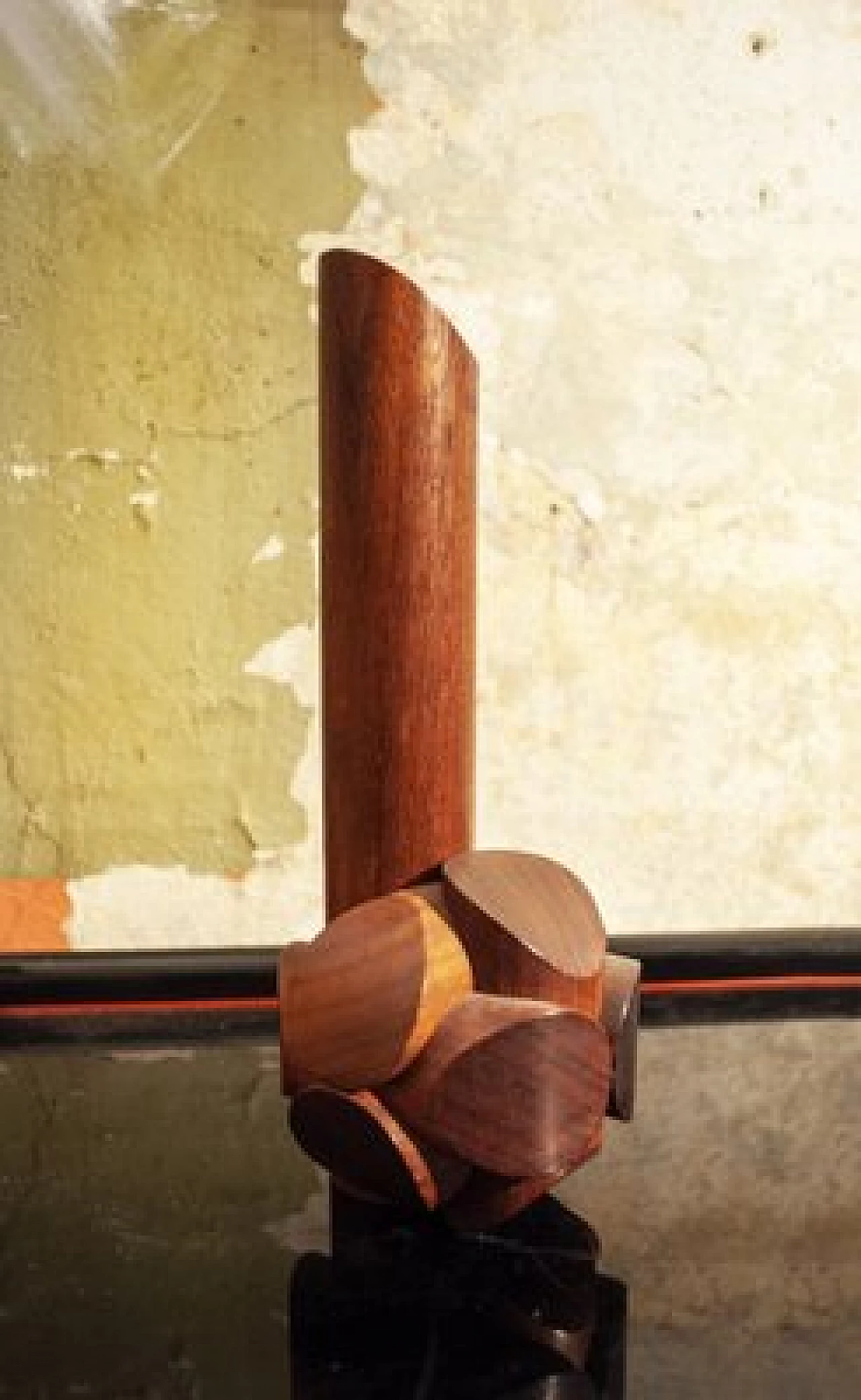 Charles O. Perry per Duchamp Center, scultura modulare in legno, anni '70 7