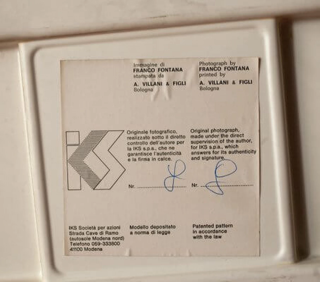 Franco Fontana per A. Villani & Figli, fotografia di paesaggio marino, 1976 6