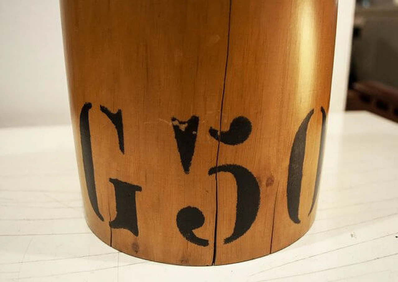 Wooden decorative object from Acerbis, 1970s 4