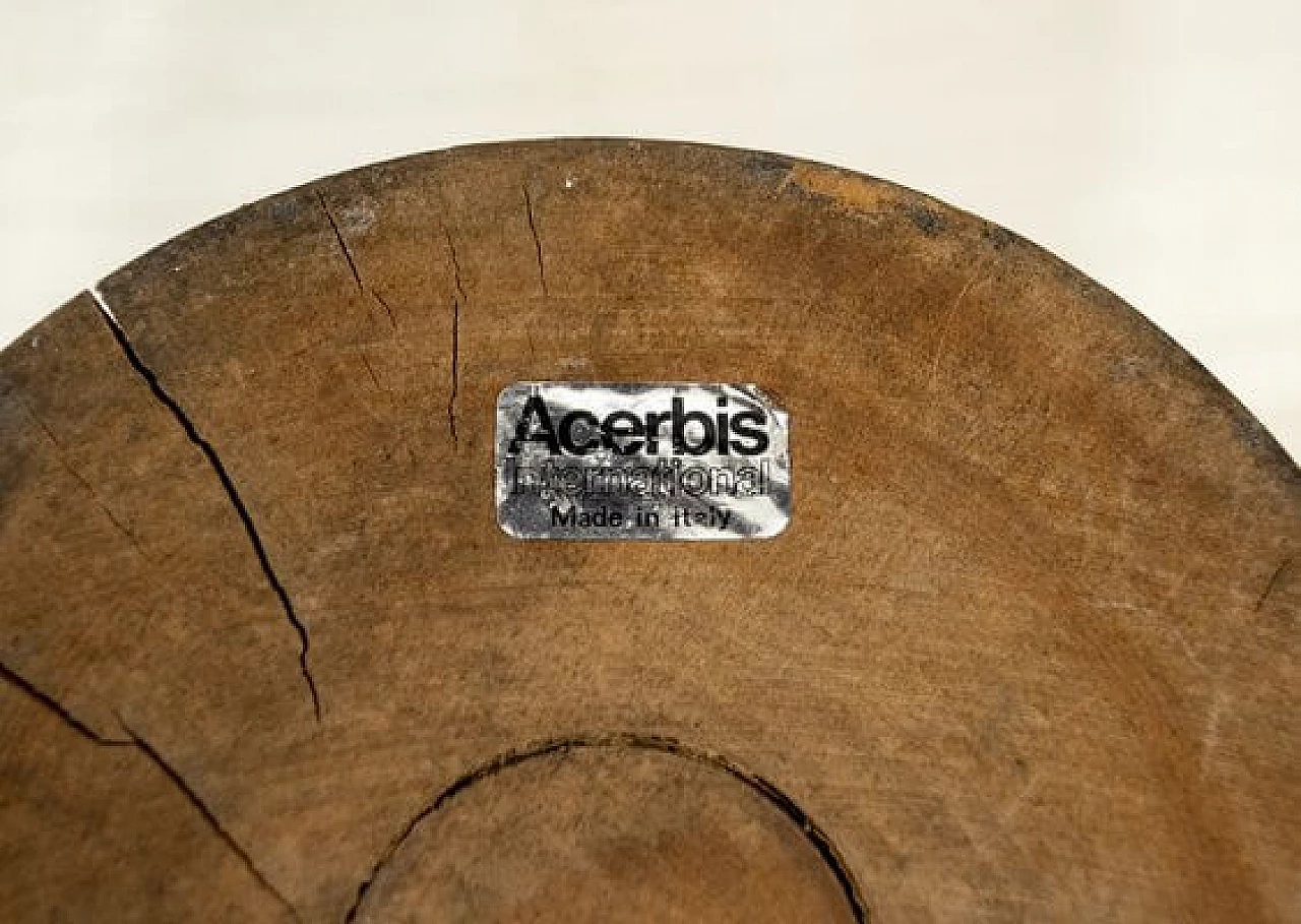 Wooden decorative object from Acerbis, 1970s 5