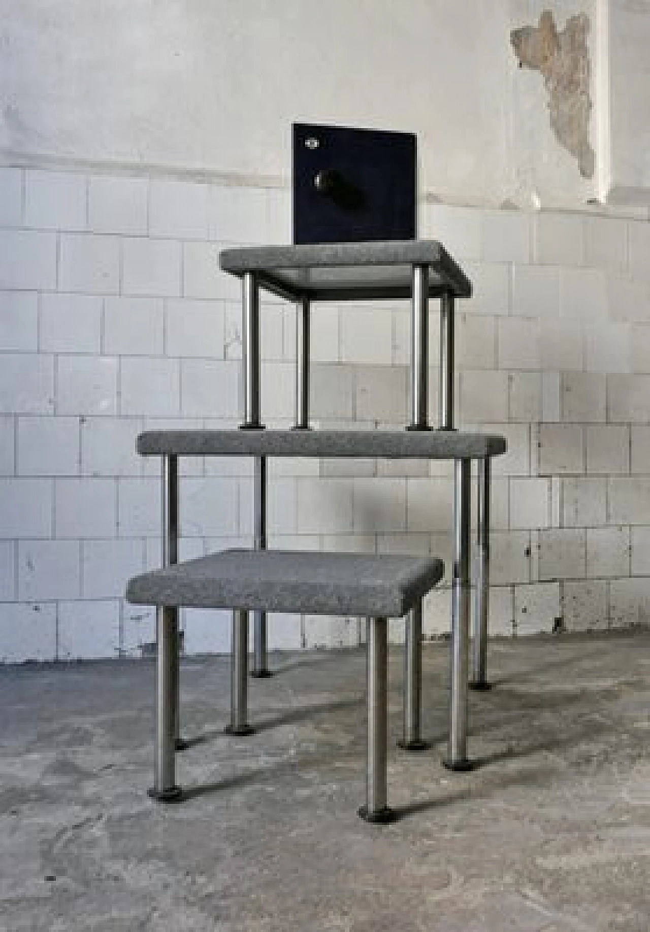 Talponia table & 4 stools by Roberto Gabetti & Aimaro Isola for ARBO, 1969 17