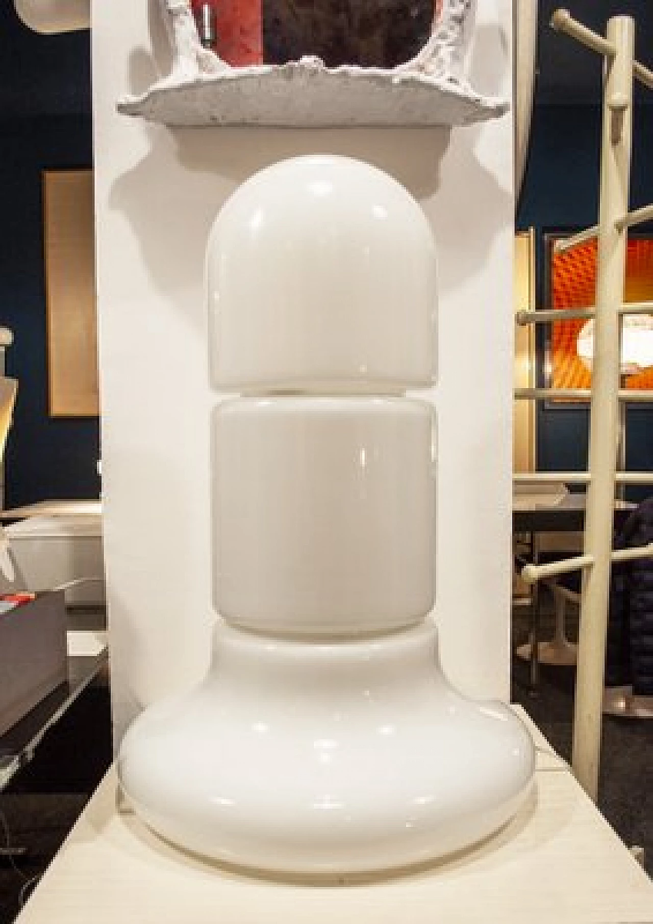 Murano glass Zea table lamp by Claudio Salocchi for Lumenform, 1960s 1