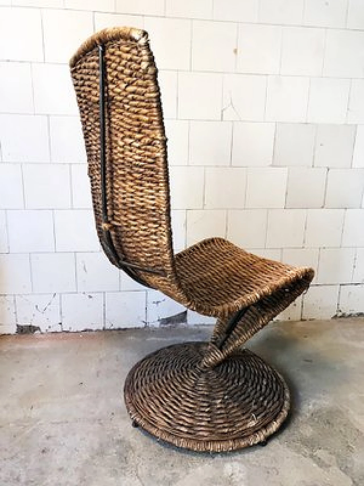 S Chair chair in braided rope by Marzio Cecchi, 1970s 2