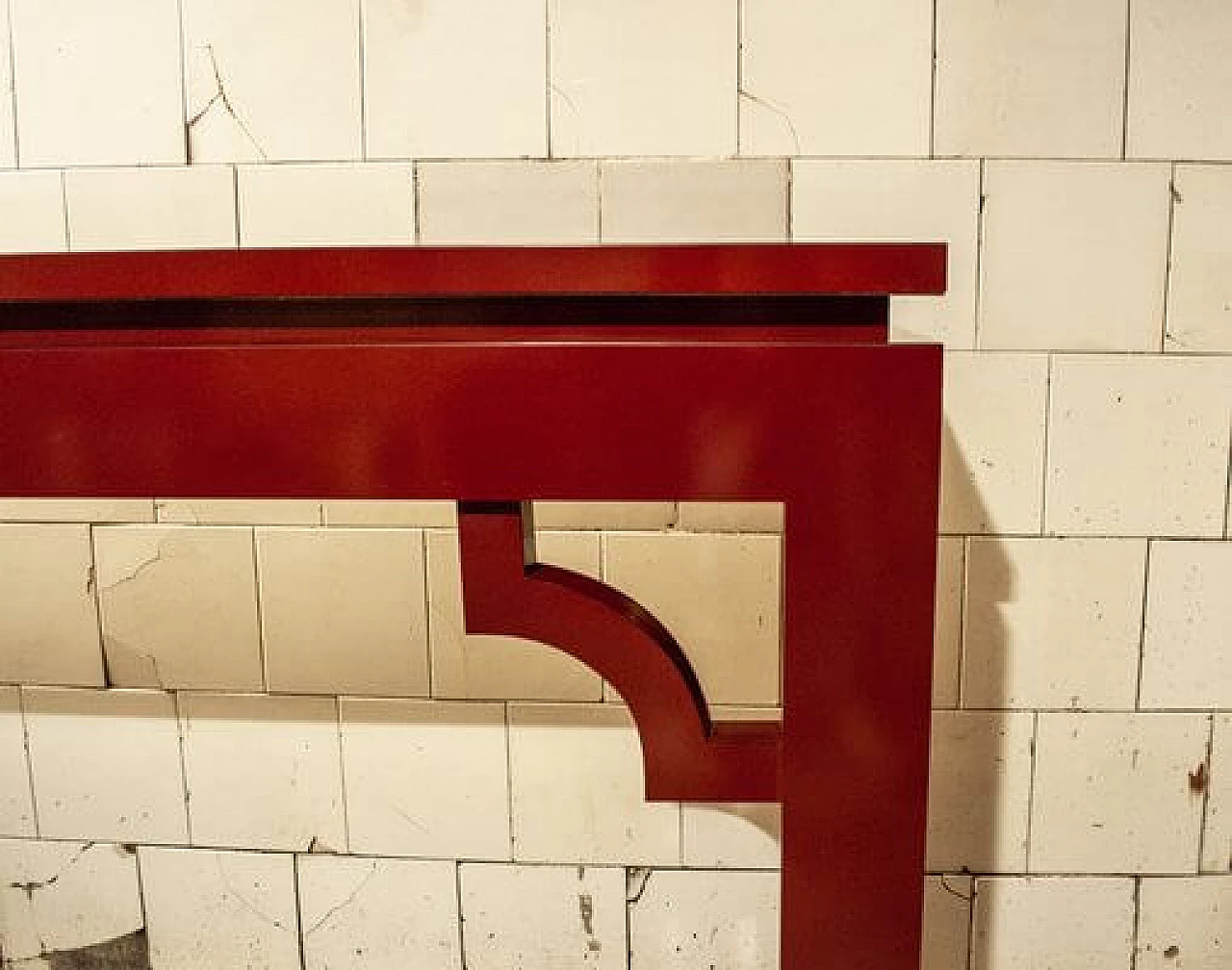 Consolle in legno rivestita in formica di Mario Sabot, anni '70 5