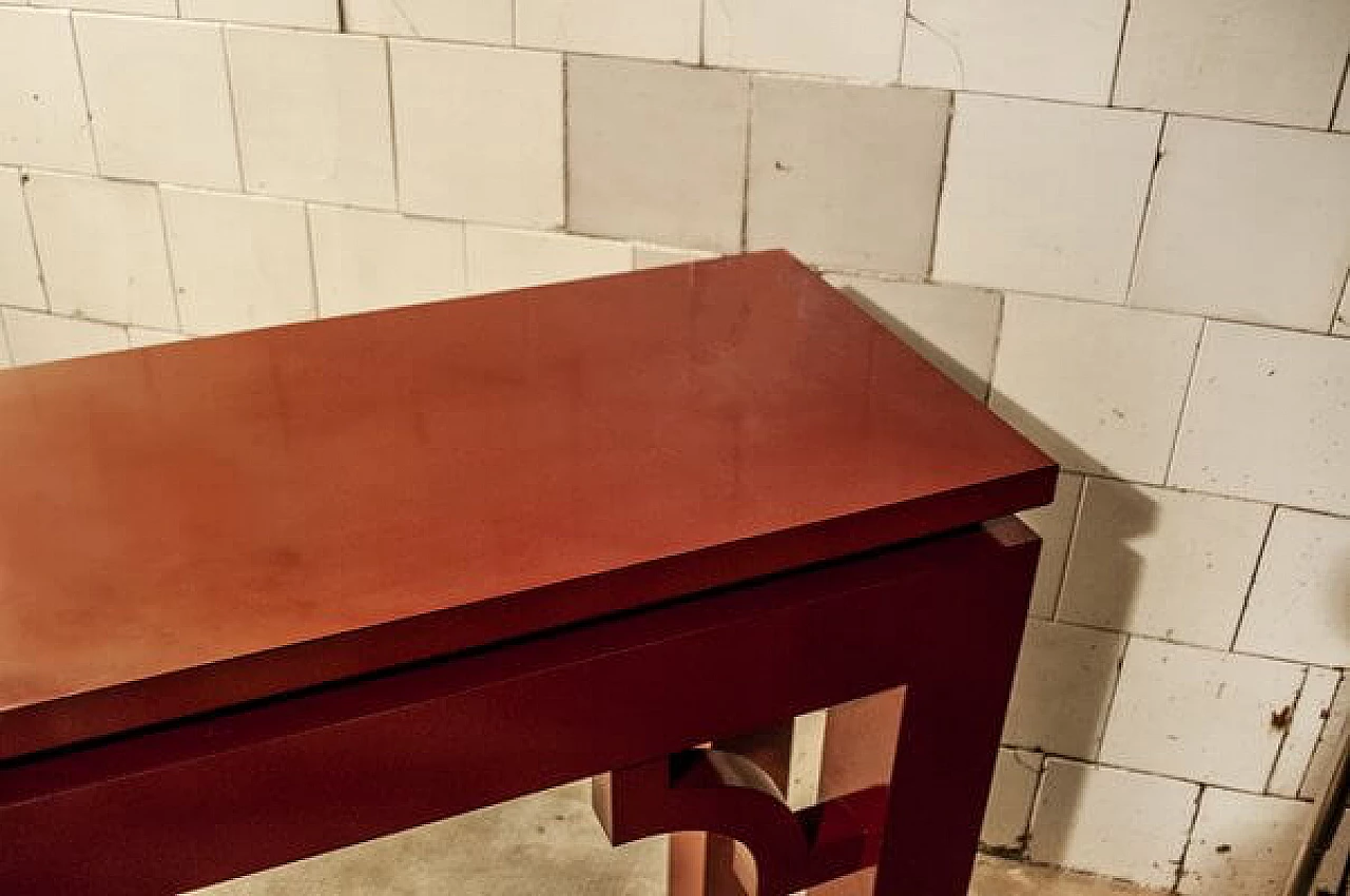 Consolle in legno rivestita in formica di Mario Sabot, anni '70 6