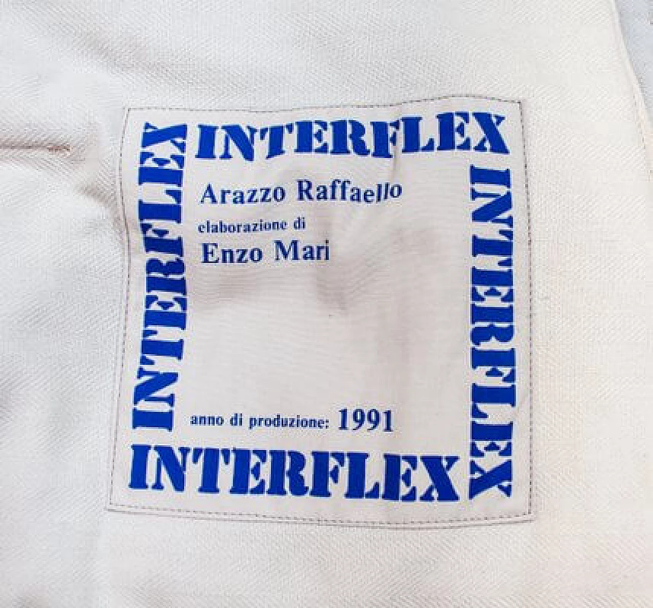 Arazzo Raffaello di Enzo Mari per Interflex, 1991 8