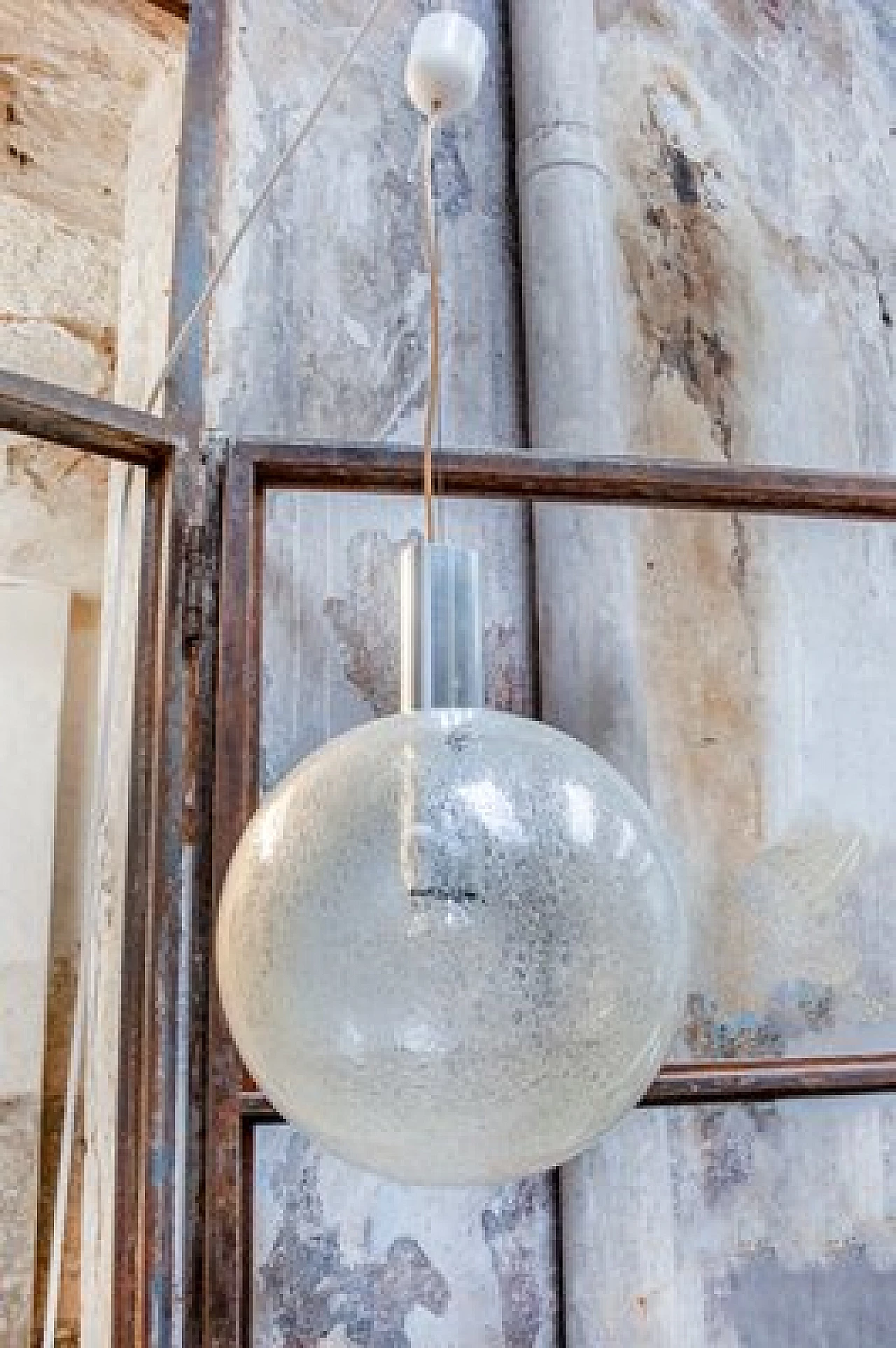 Murano glass Sfera ceiling lamp by Tobia Scarpa for Flos, 1964 1