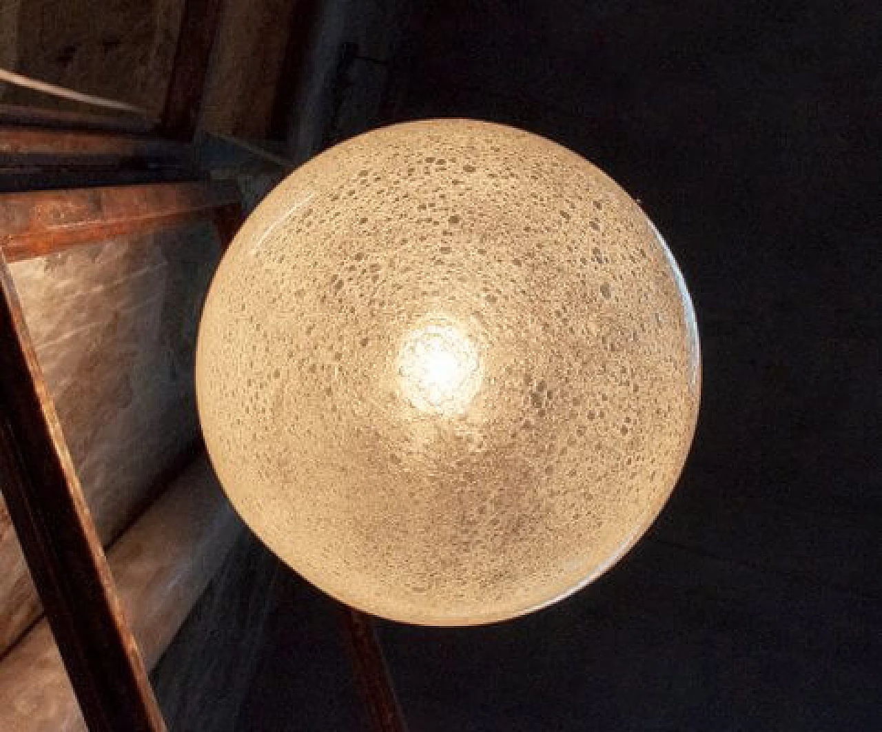 Lampada da soffitto Sfera in vetro di Murano di Tobia Scarpa per Flos, 1964 2