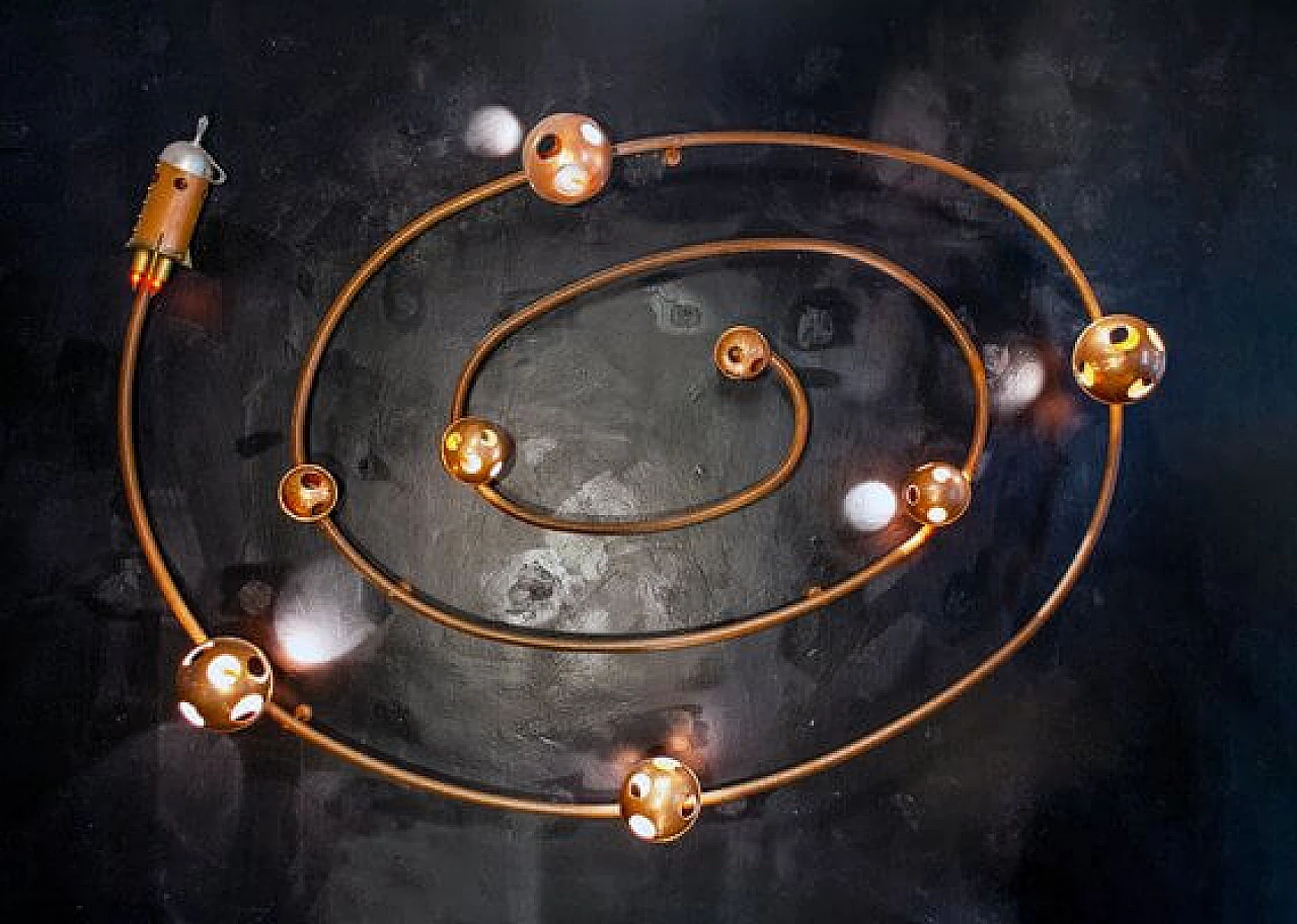 Applique in ferro, rame, alluminio e vetro di Boni, 2006 2