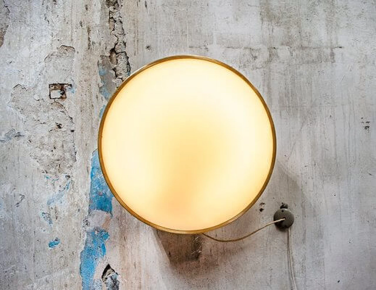 Lampada da soffitto o da parete Munkegaard di Arne Jacobsen per Louis Poulsen, anni '70 4