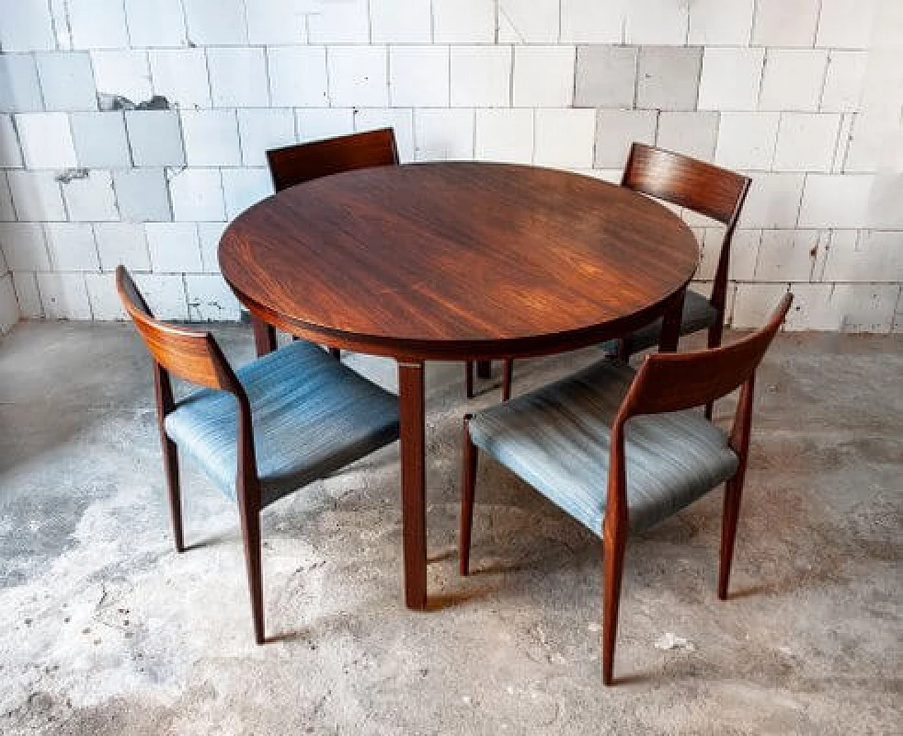 Rosewood dining table by Arne Vodder for Sibast, 1960s 3