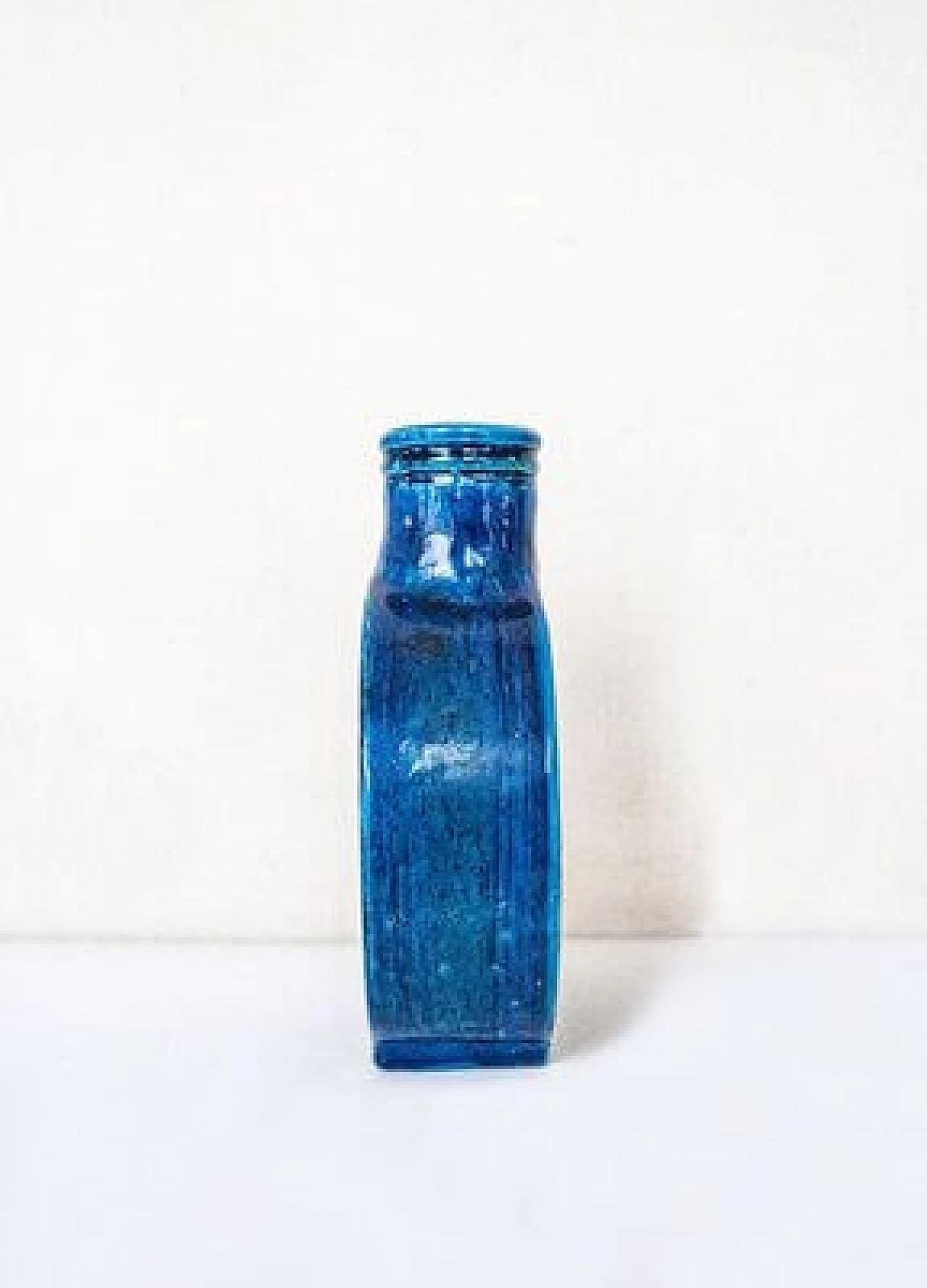 Pair of blue ceramic vases by Aldo Londi for Bitossi, 1960s 4