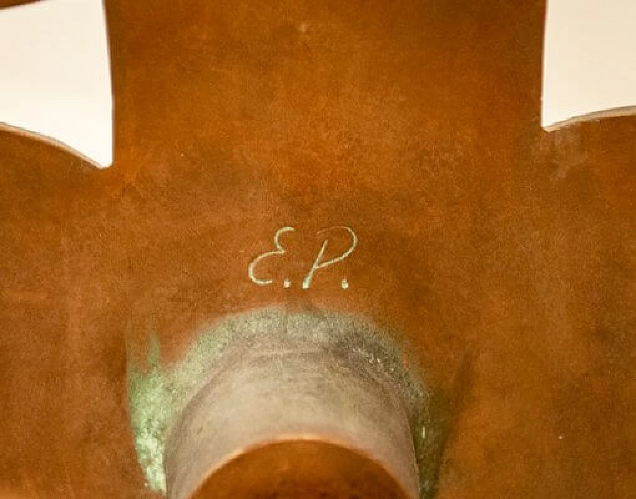 Bronze door handle from E.P., 1960s 5