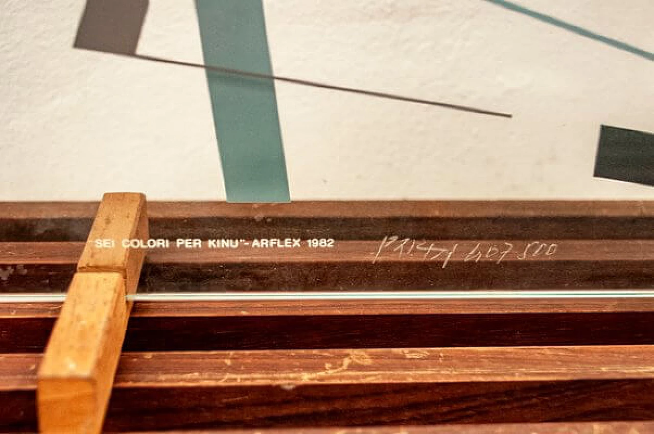 Gianfranco Pardi for Arflex, Sei colori per Kinu, screen printing, 1982 5