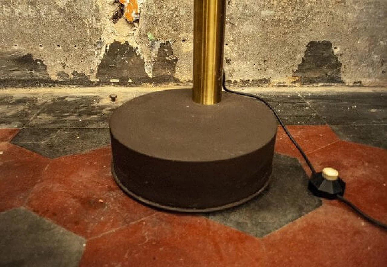Brass floor lamp from Reggiani, 1970s 7