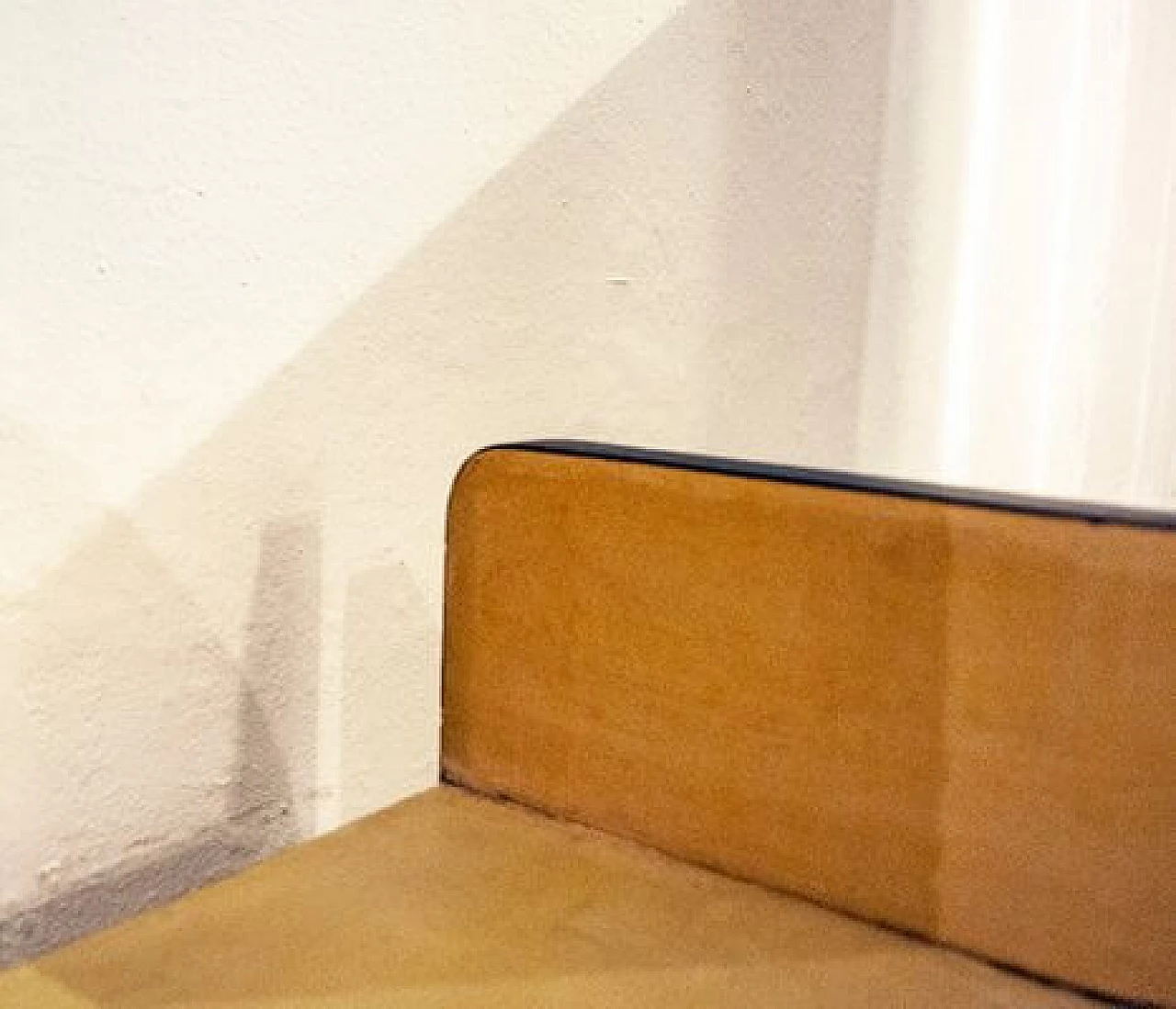 Panca in legno e linoleum, anni '30 3