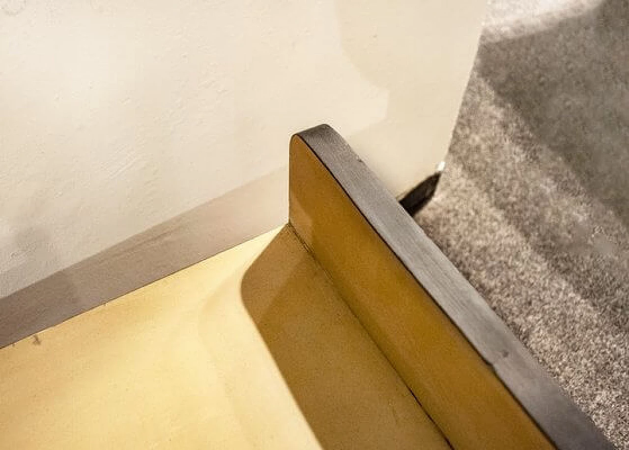 Panca in legno e linoleum, anni '30 6