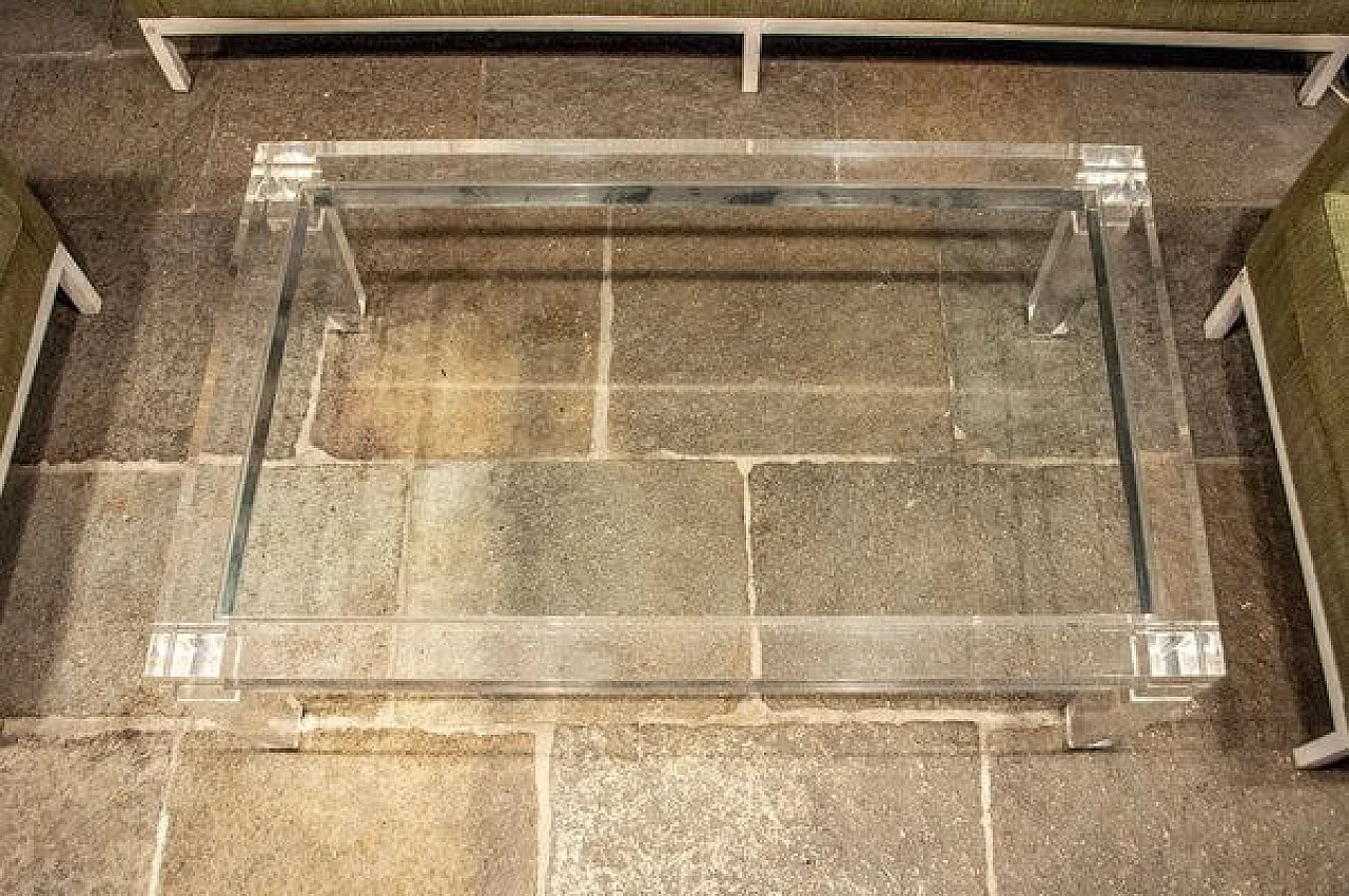 Acrylic glass coffee table from Fabianart, 1980s 3