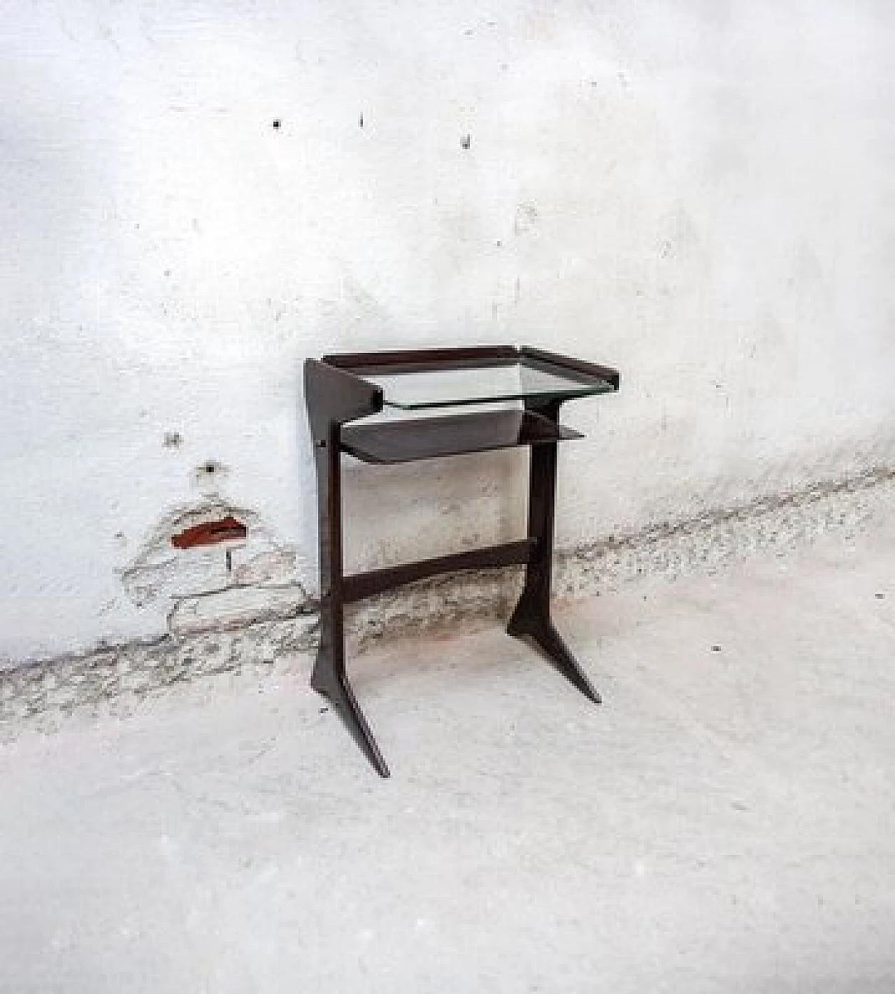 Mahogany coffee table by Ico Luisa Parisi for De Baggis, 1950s 1