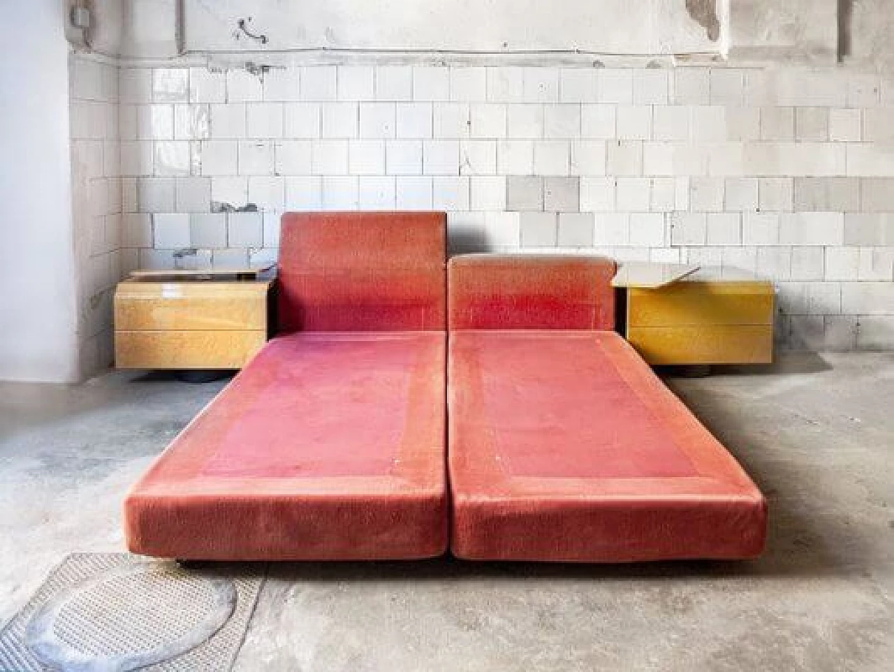 Pair of daybeds by Giovanni Offredi for Saporiti, 1970s 1