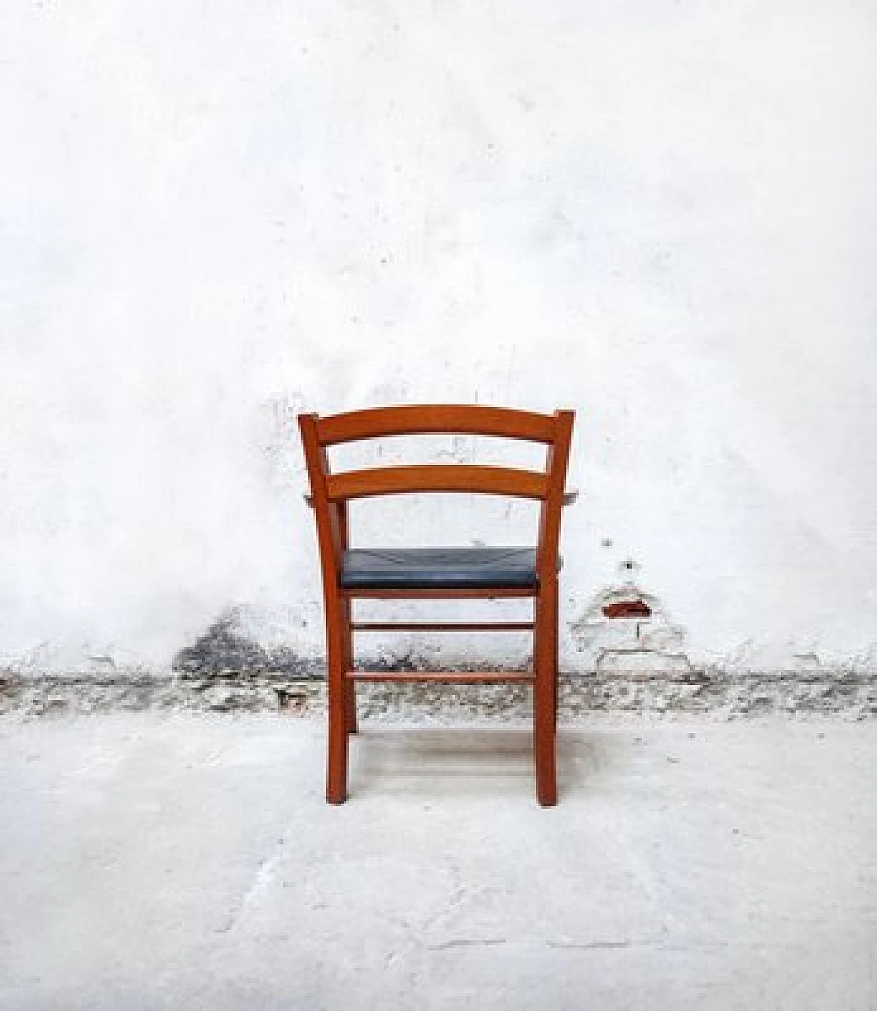 Pair of beech wood & leather Marocca Chairs by Vico Magistretti for ICF De Padova, 1987 5