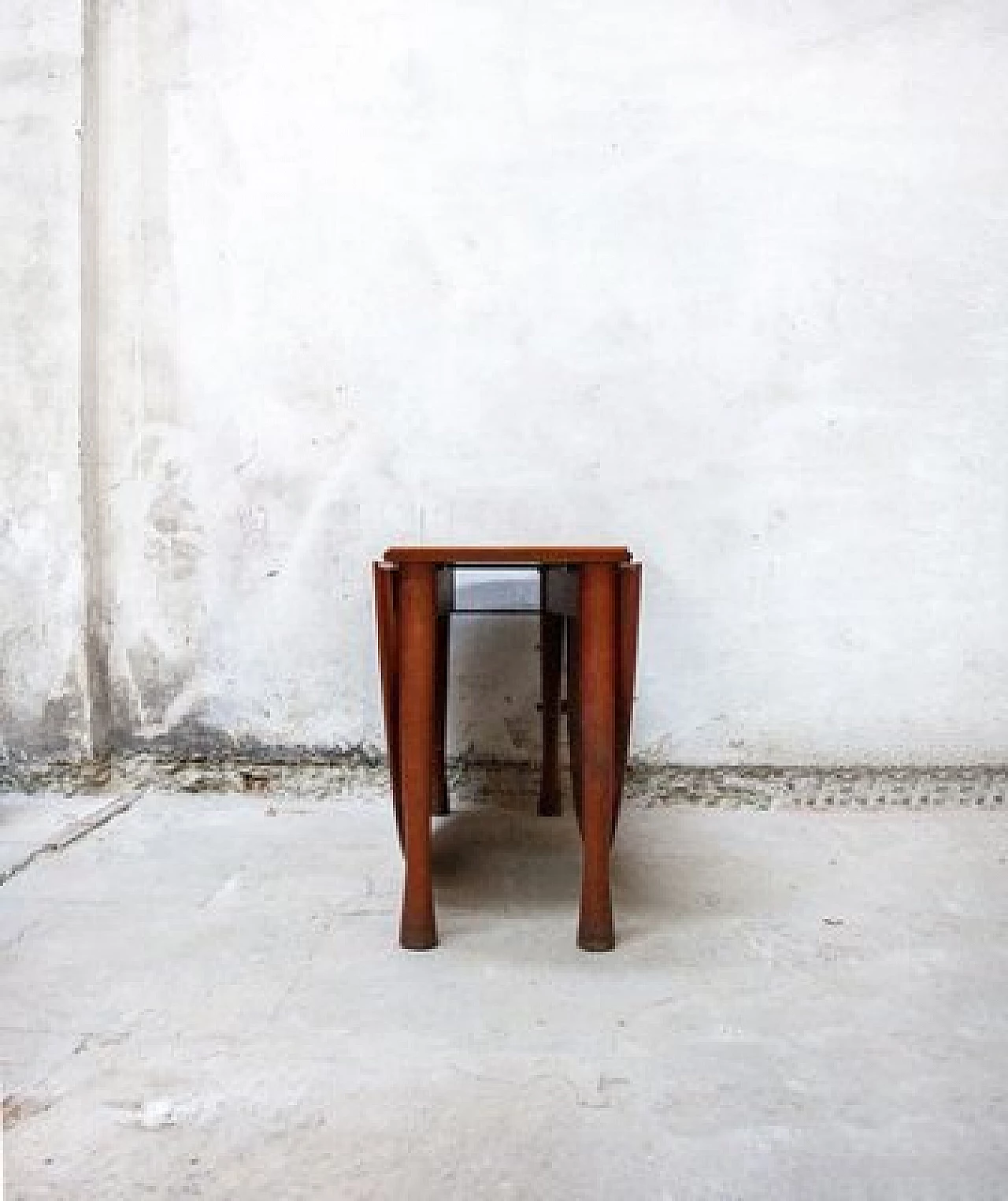 Babe oval table in cherry wood by Vico Magistretti for ICF De Padova, 1988 7