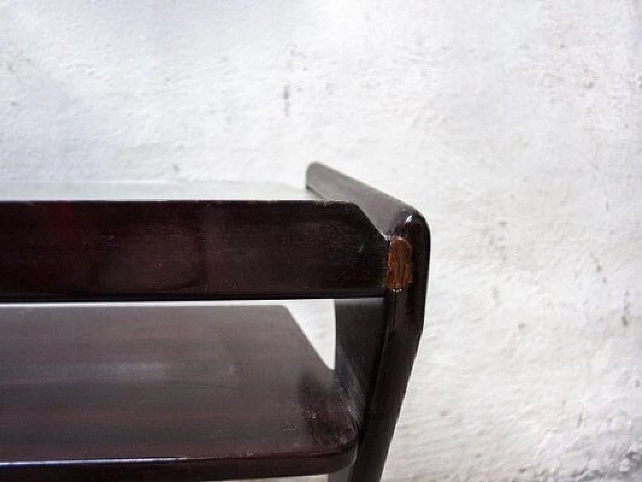 Tavolino da caffè in mogano di Ico Luisa Parisi per De Baggis, anni '50 7