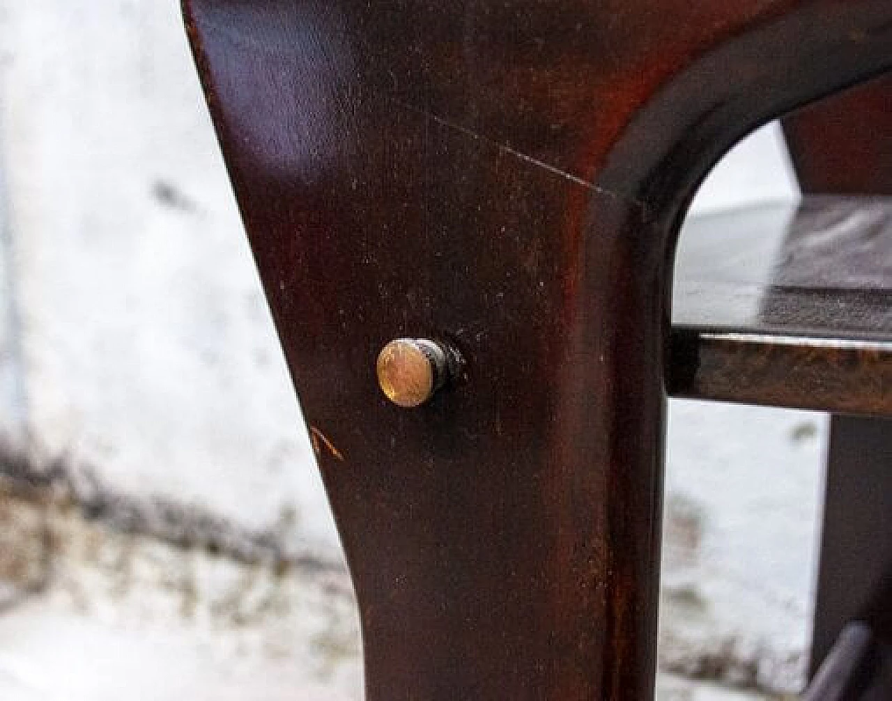 Tavolino da caffè in mogano di Ico Luisa Parisi per De Baggis, anni '50 8