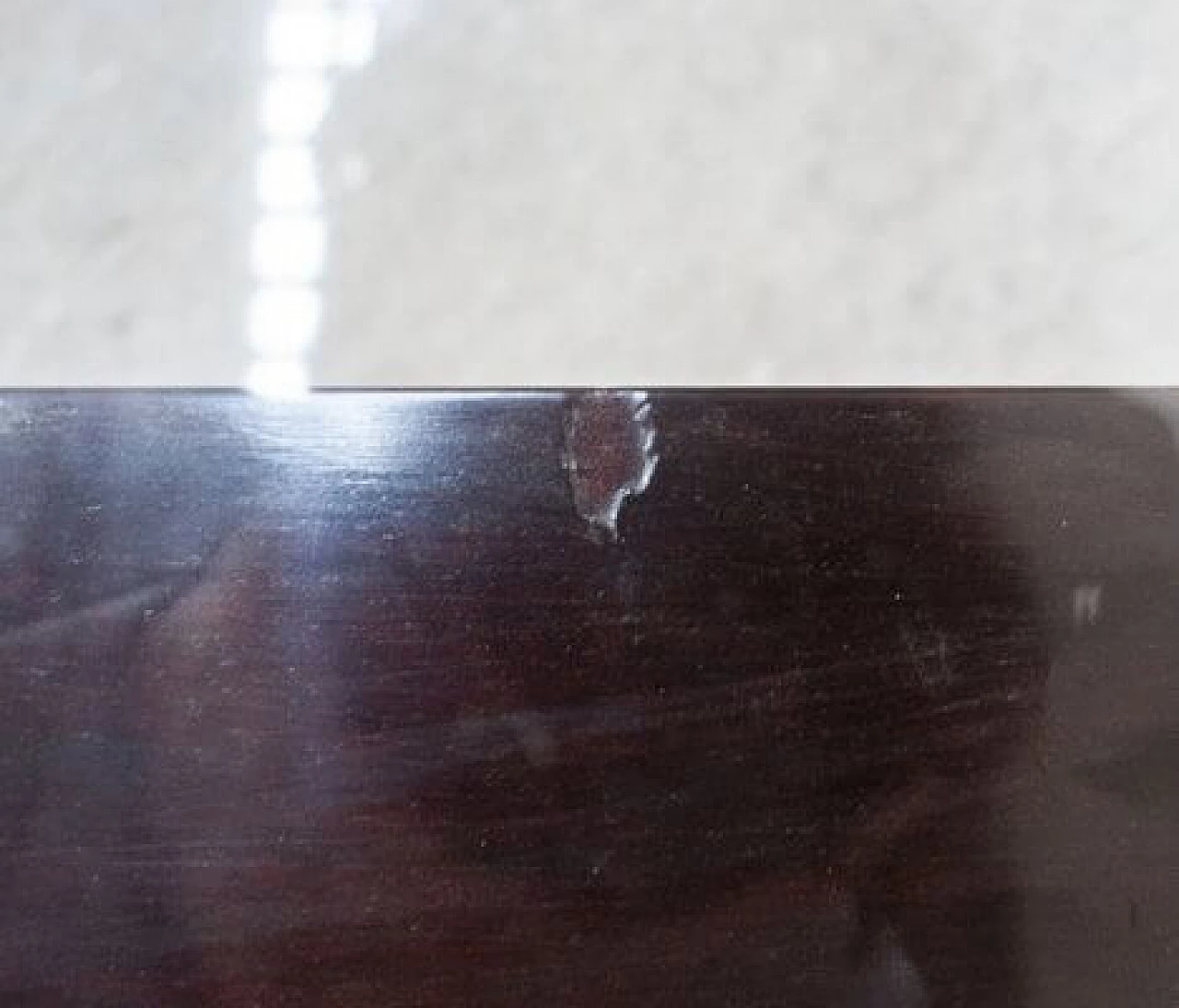 Tavolino da caffè in mogano di Ico Luisa Parisi per De Baggis, anni '50 11