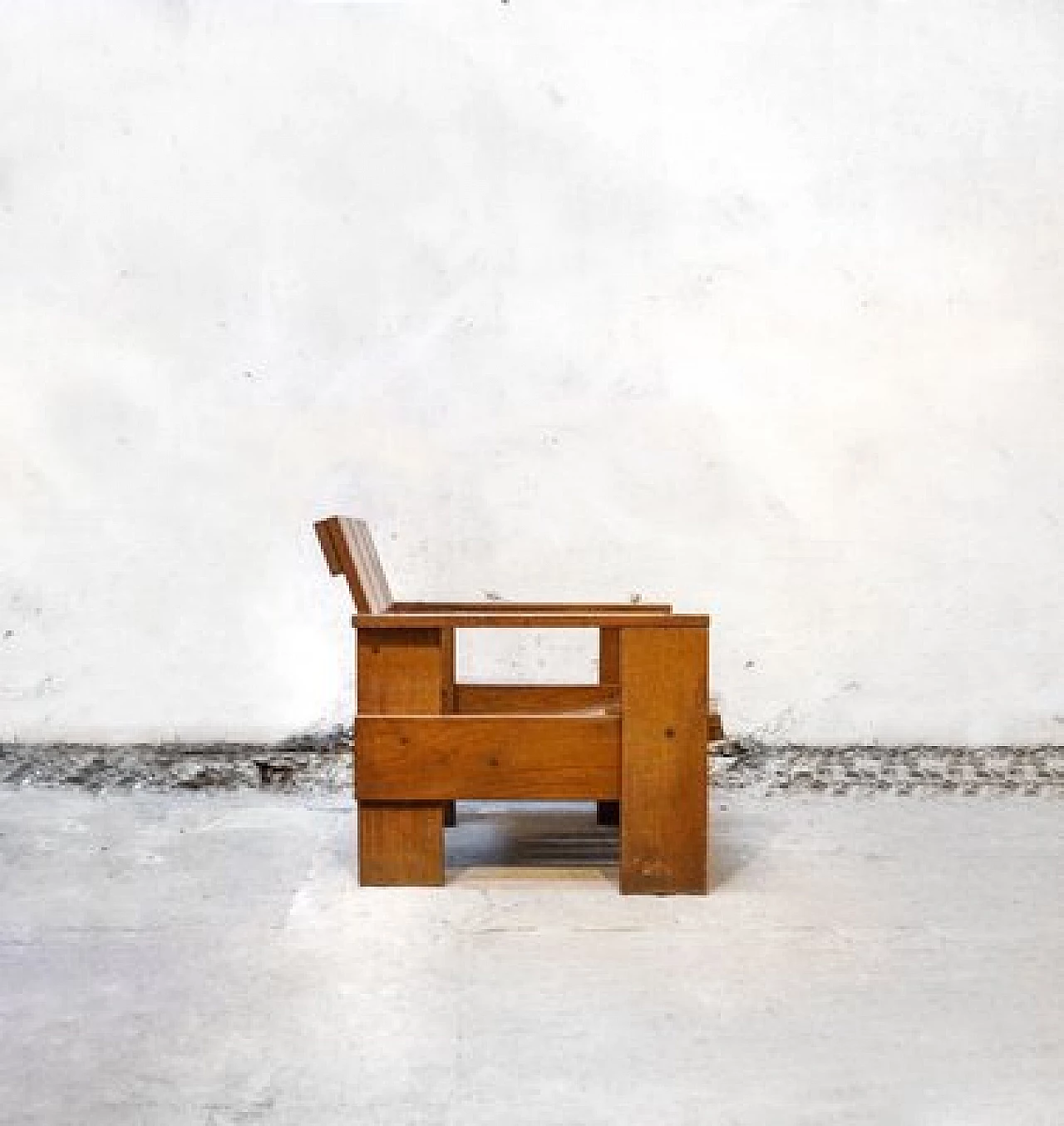 Poltrona in quercia di Gerrit Thomas Rietveld, anni '50 7