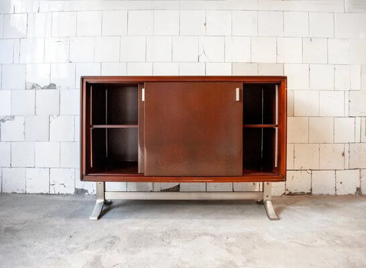 Sideboard in teak and steel by Gianni Moscatelli for Formanova, 1970s 3