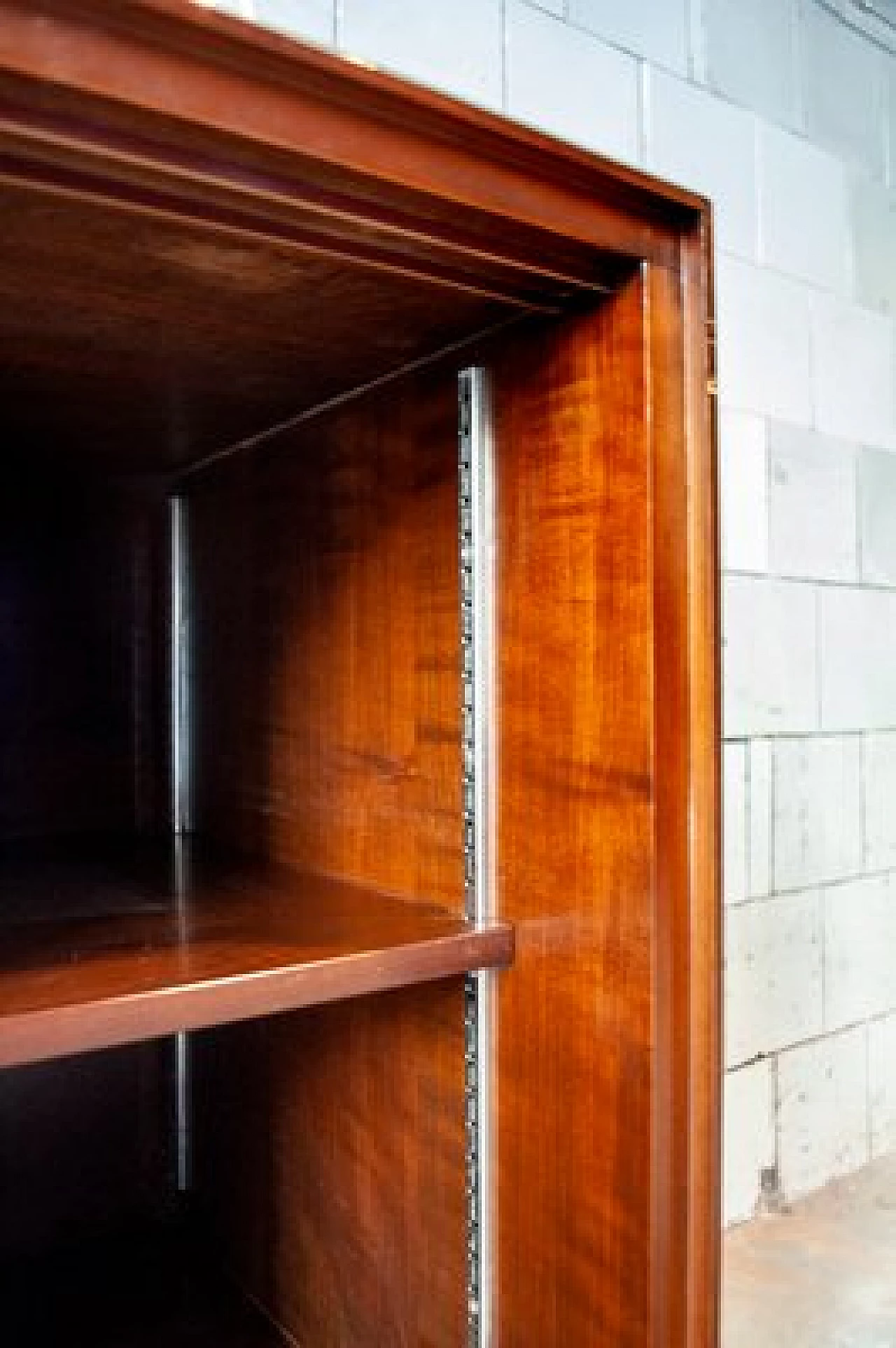 Credenza in teak ed acciaio di Gianni Moscatelli per Formanova, anni '70 10